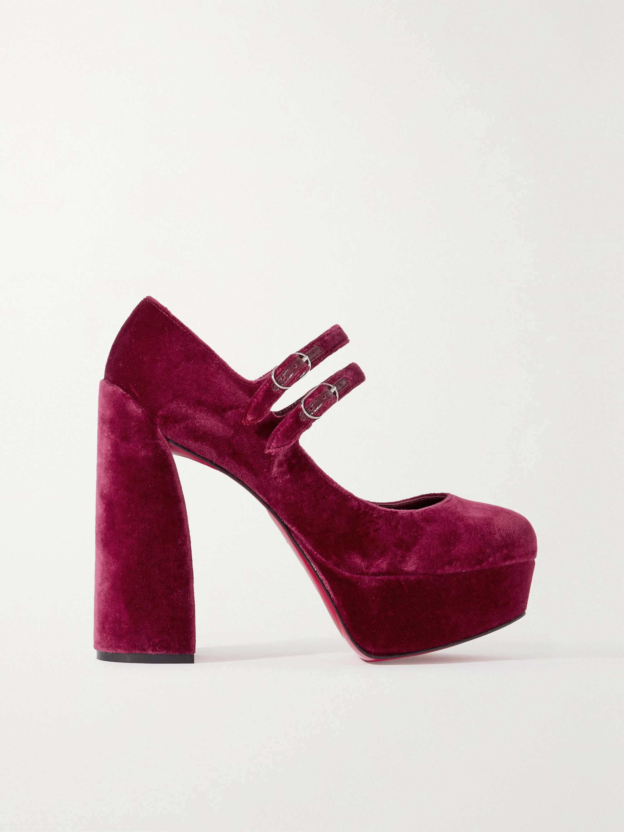 velvet heels