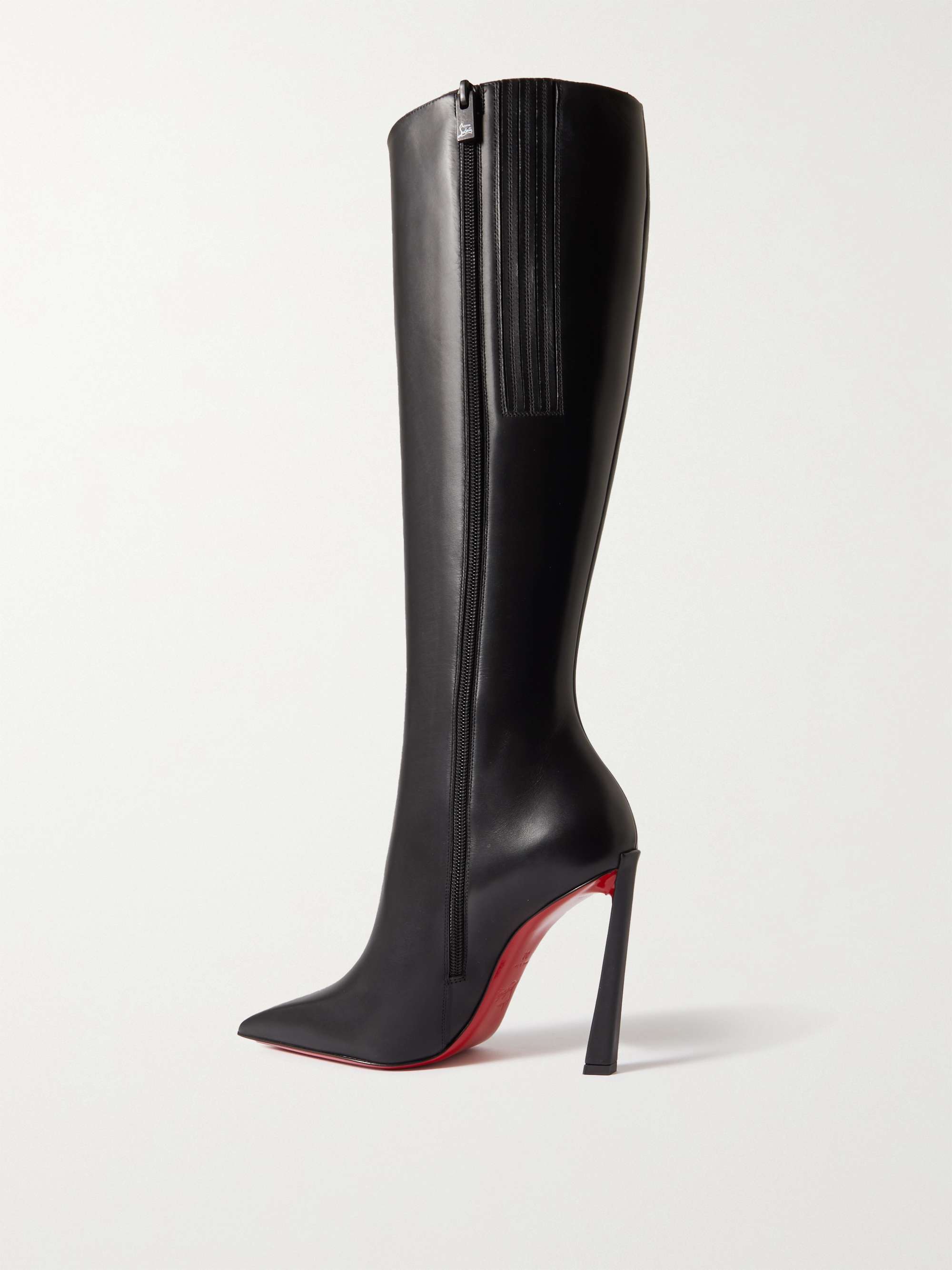 CHRISTIAN LOUBOUTIN Condora Botta 100 leather knee boots