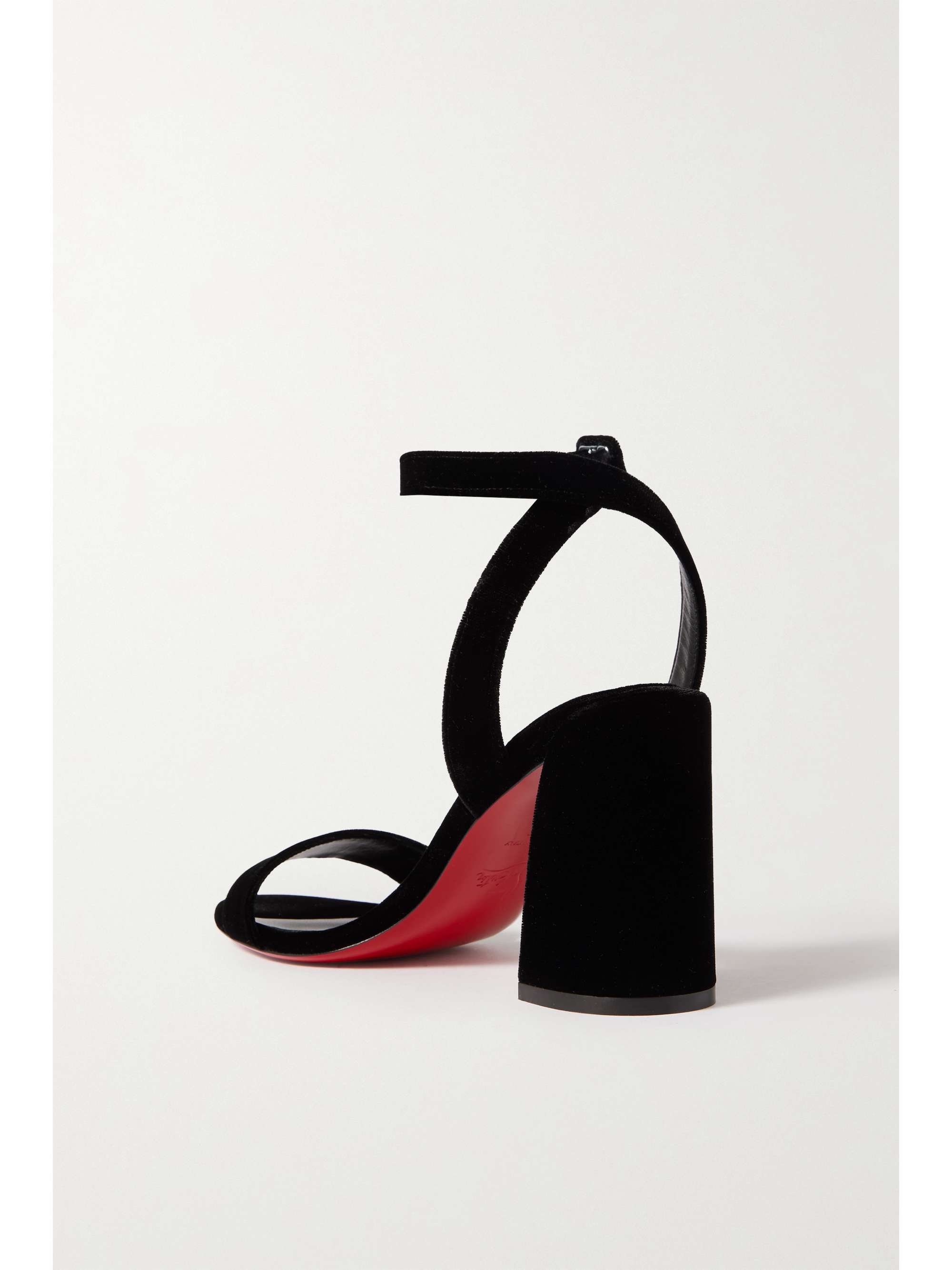 CHRISTIAN LOUBOUTIN Miss Sabina 85 velvet sandals