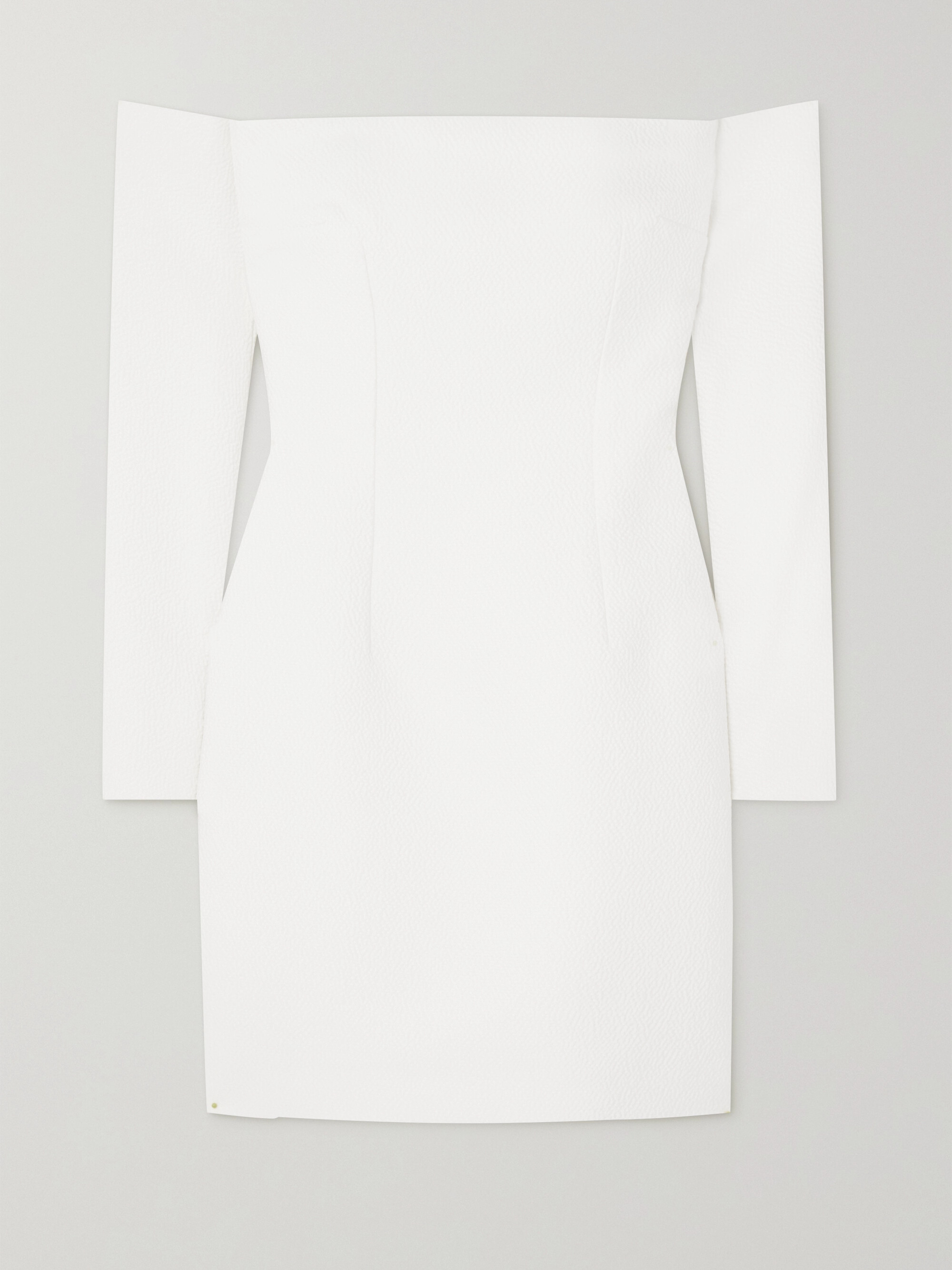 Emilia Wickstead Murielle off-the-shoulder cloqué mini dress