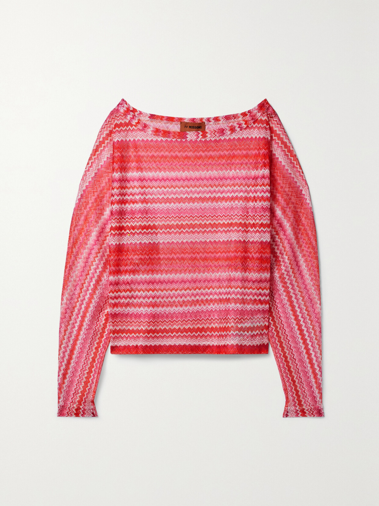 Missoni - Striped Crochet-knit Top - Pink