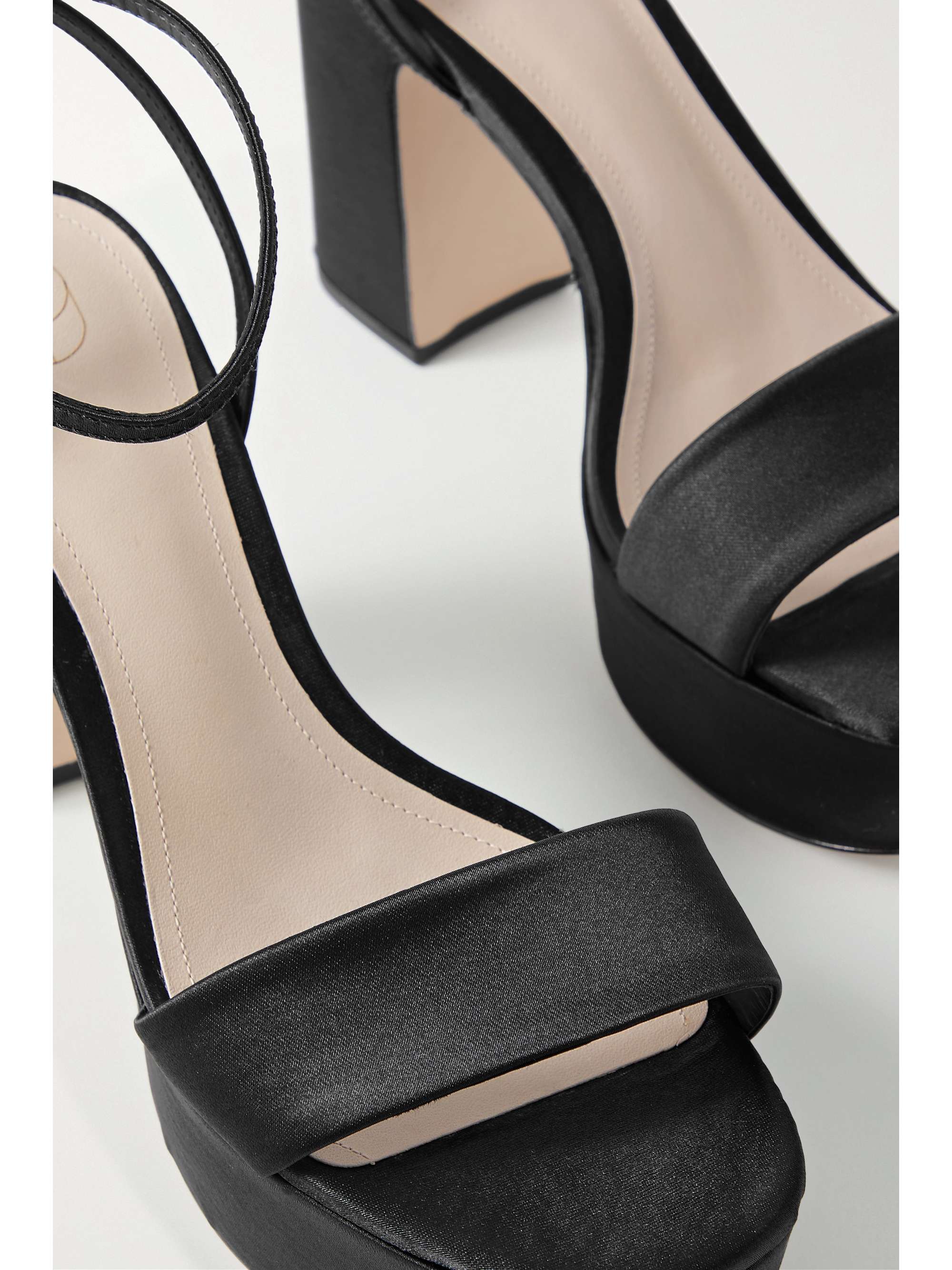 PORTE & PAIRE Leather platform sandals