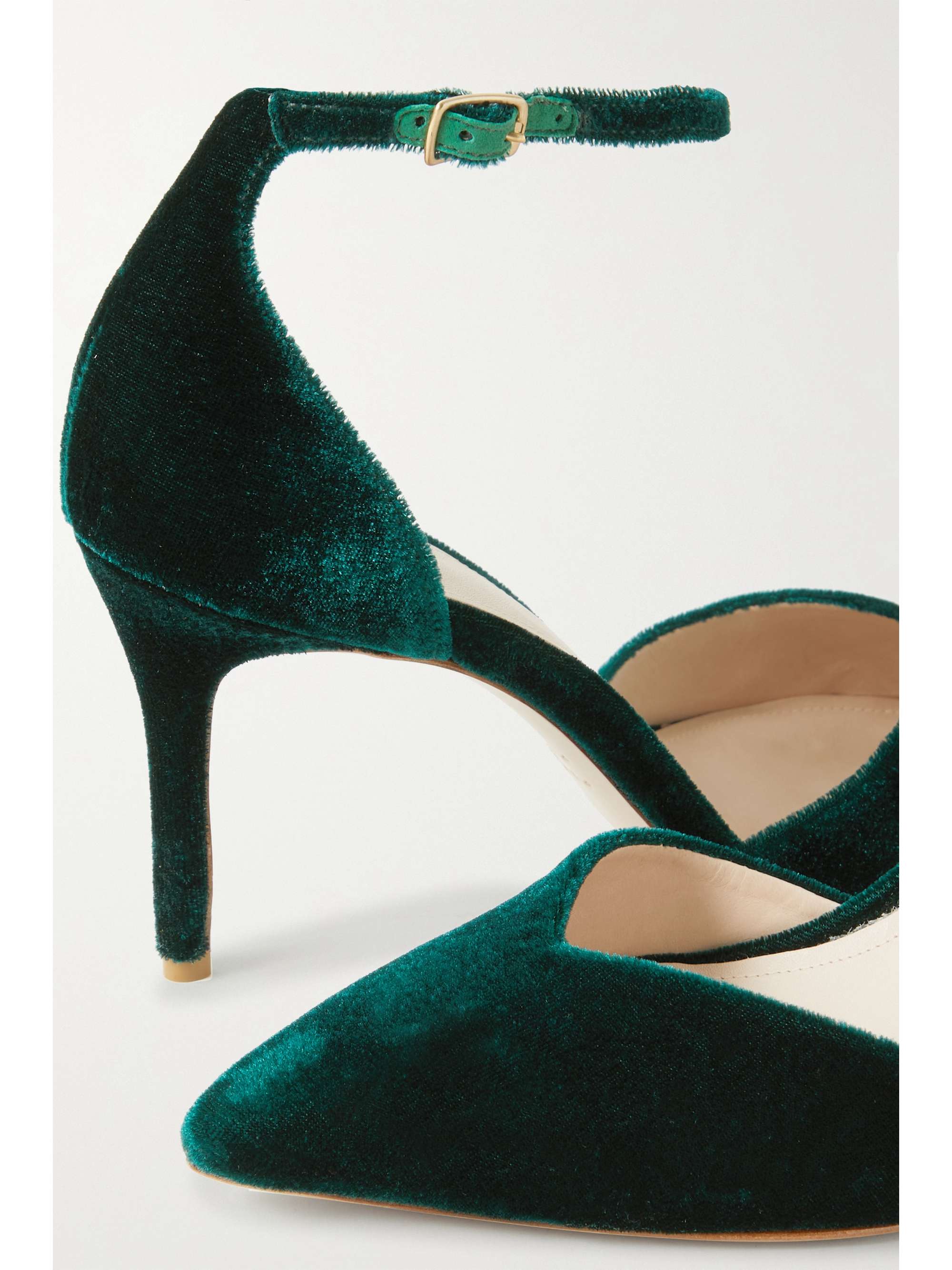 PORTE & PAIRE Velvet pumps