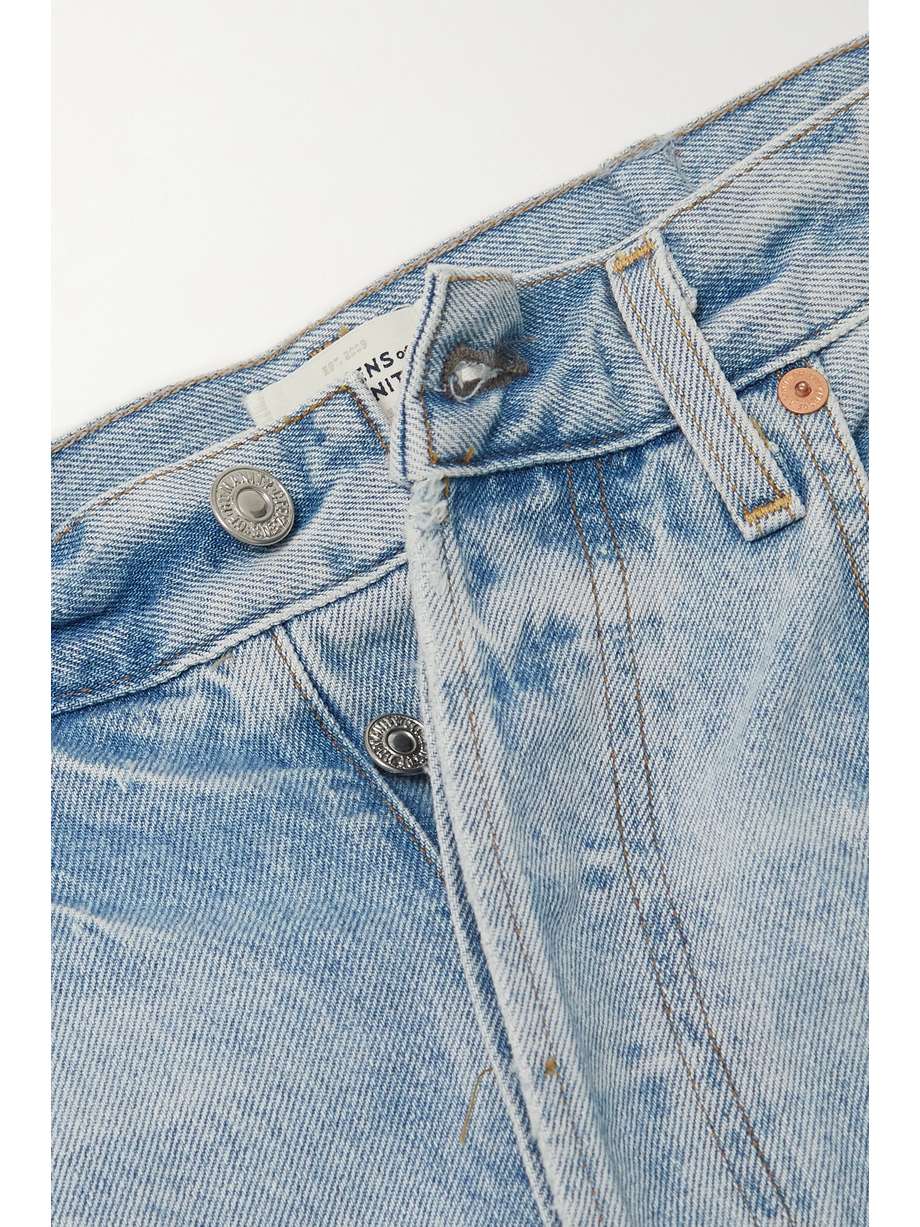 Light denim Horseshoe distressed highrise wideleg jeans CITIZENS OF