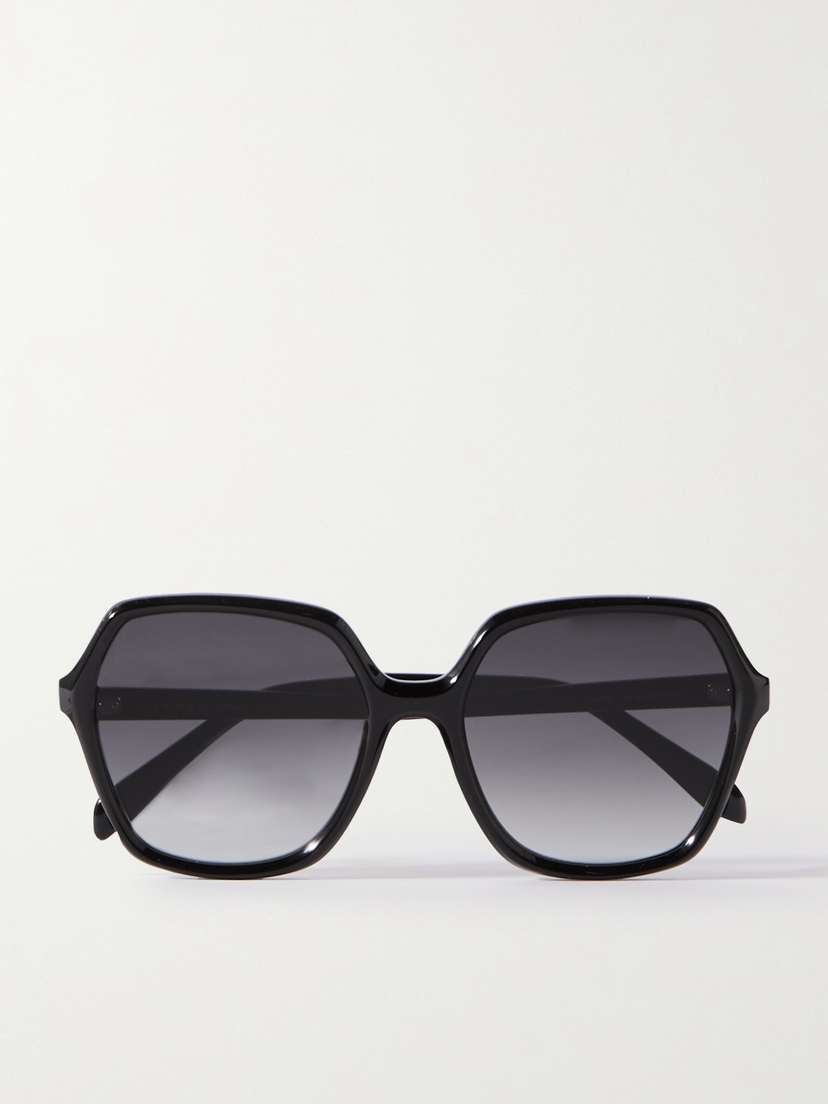 CELINE Eyewear Oversized Square-frame Acetate Sunglasses