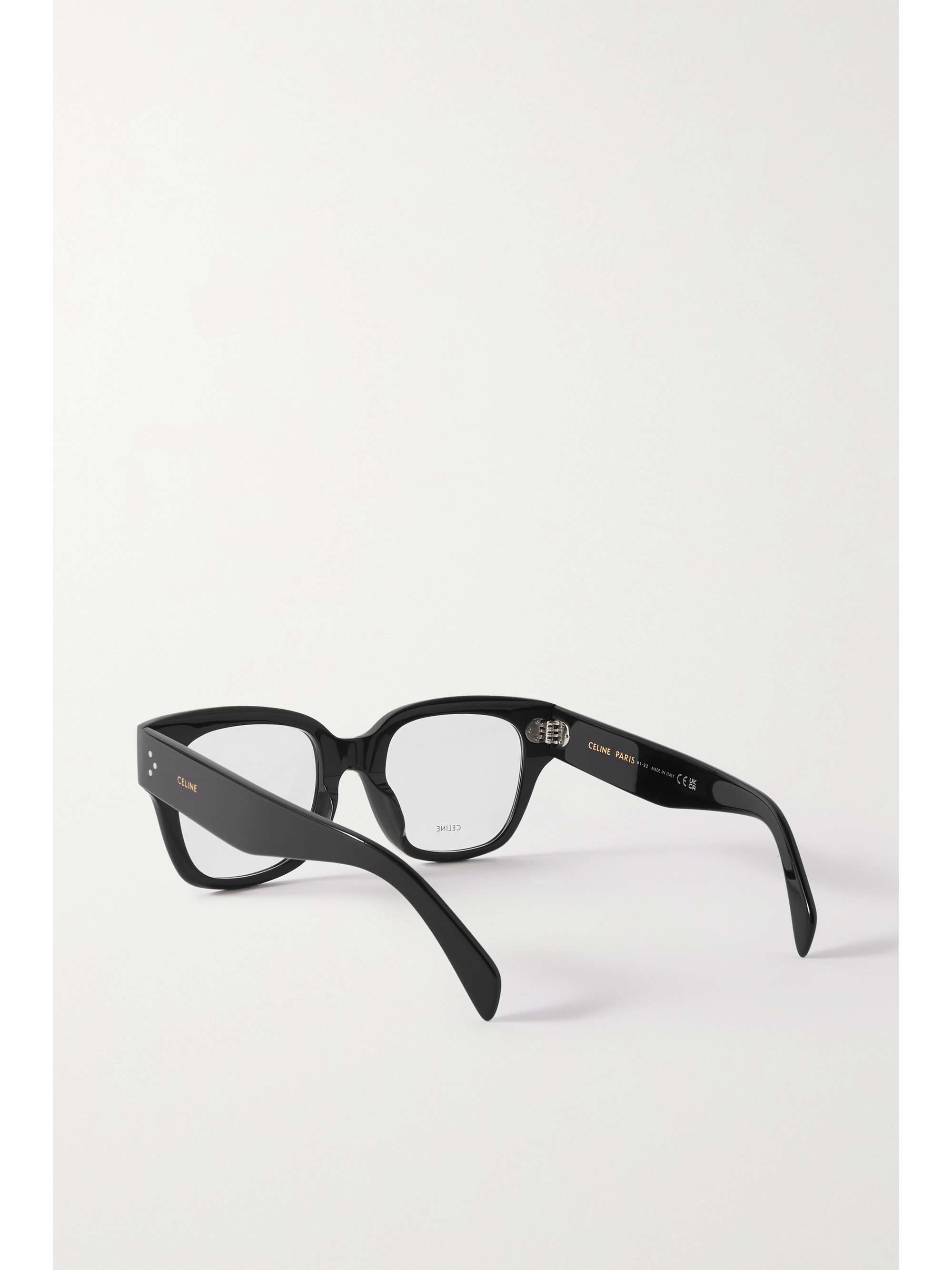 CELINE EYEWEAR Oversized cat-eye acetate optical glasses