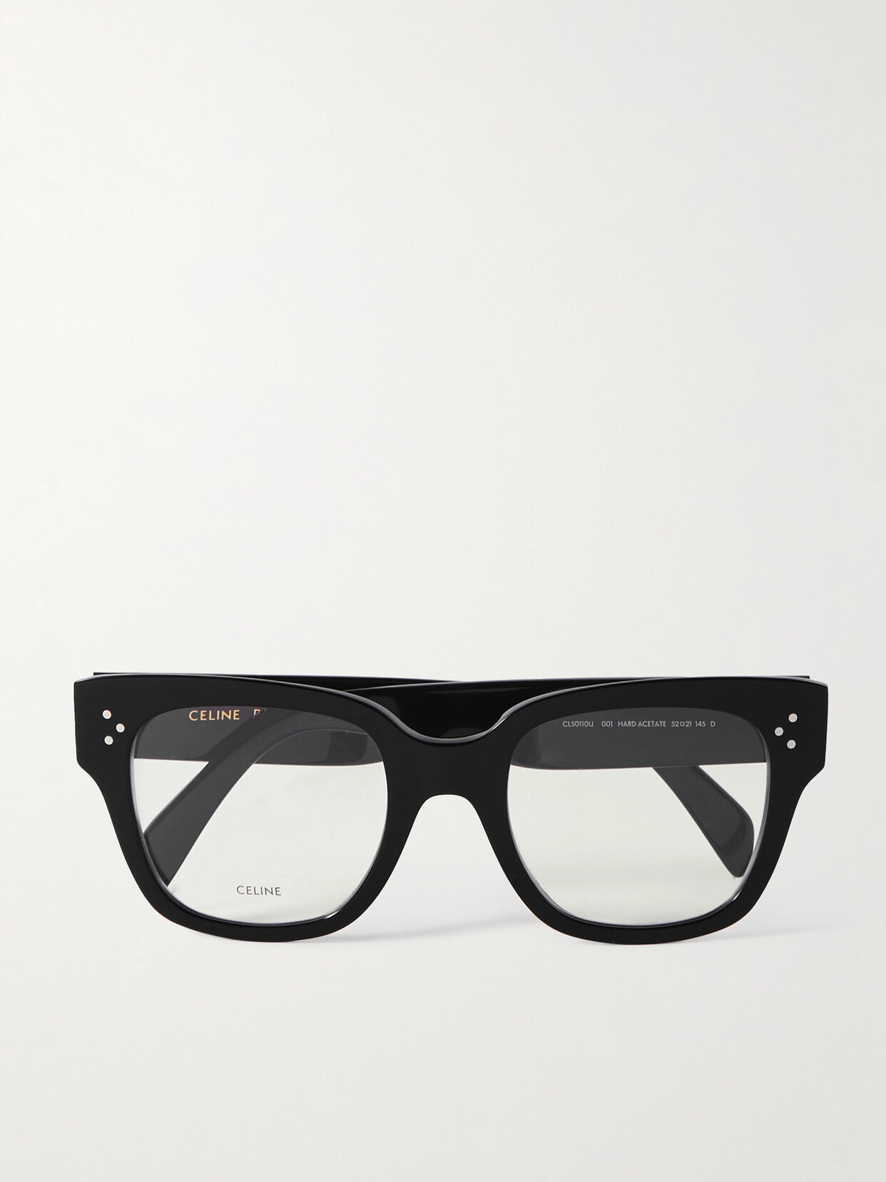 CELINE Eyewear - Oversized Cat-eye Acetate Optical Glasses - Black