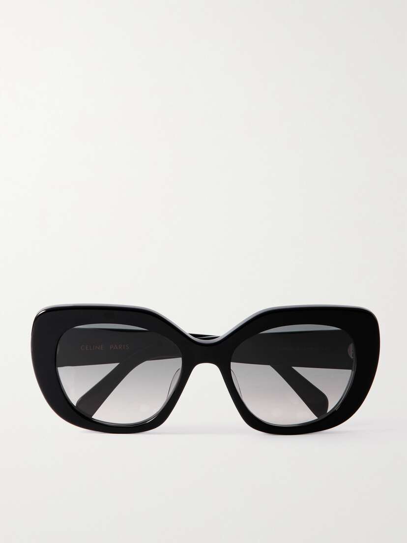 CELINE Eyewear Oversized Cat-eye Acetate Sunglasses