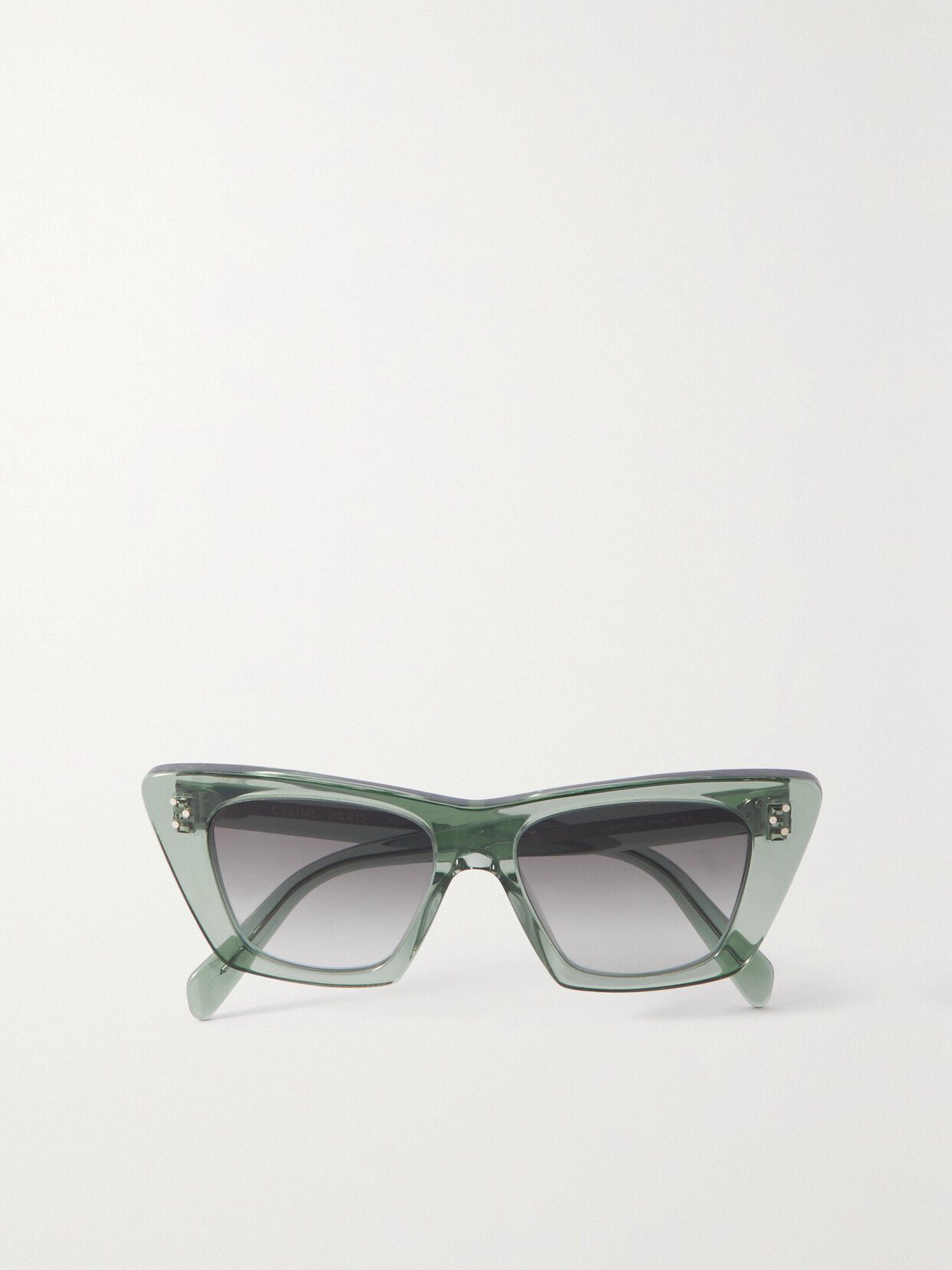 CELINE Eyewear - Cat-eye Acetate Sunglasses - Blue