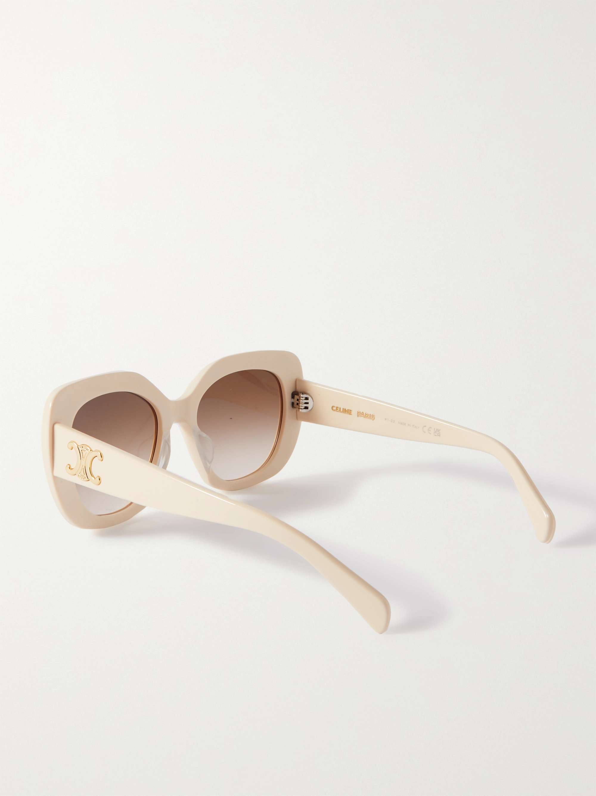 CELINE EYEWEAR Square-frame acetate sunglasses