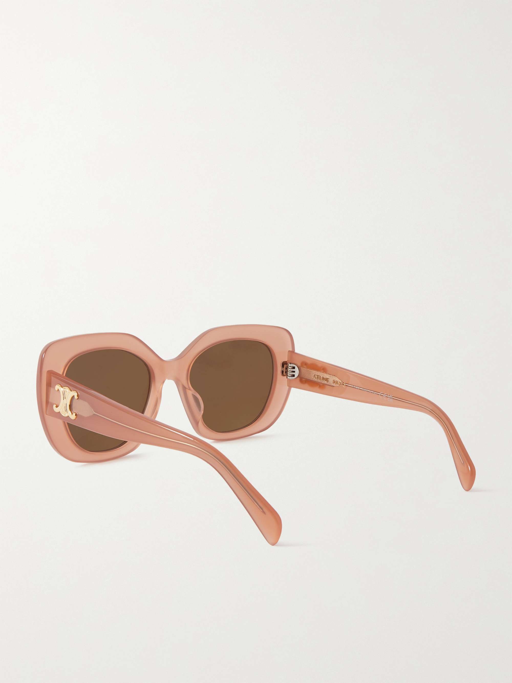 CELINE EYEWEAR Square-frame acetate sunglasses