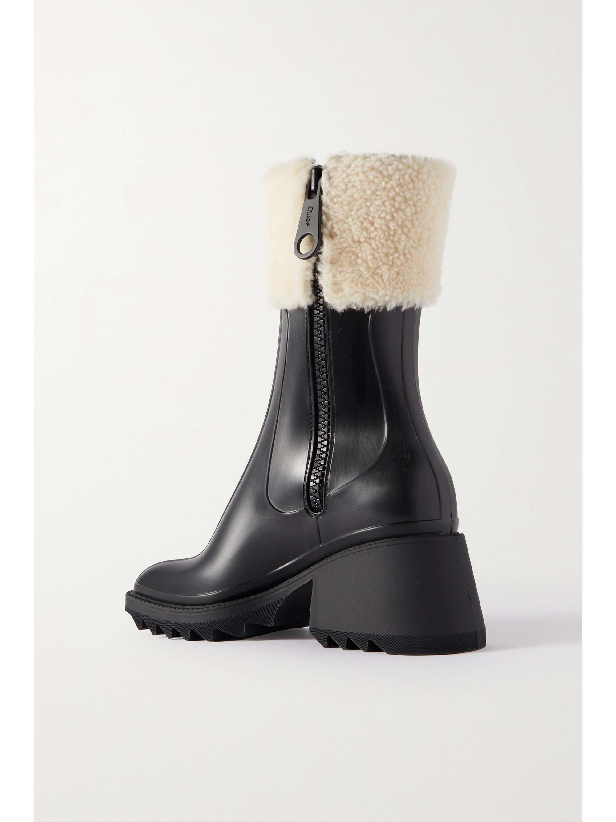 CHLOÉ Betty rubber ankle boots