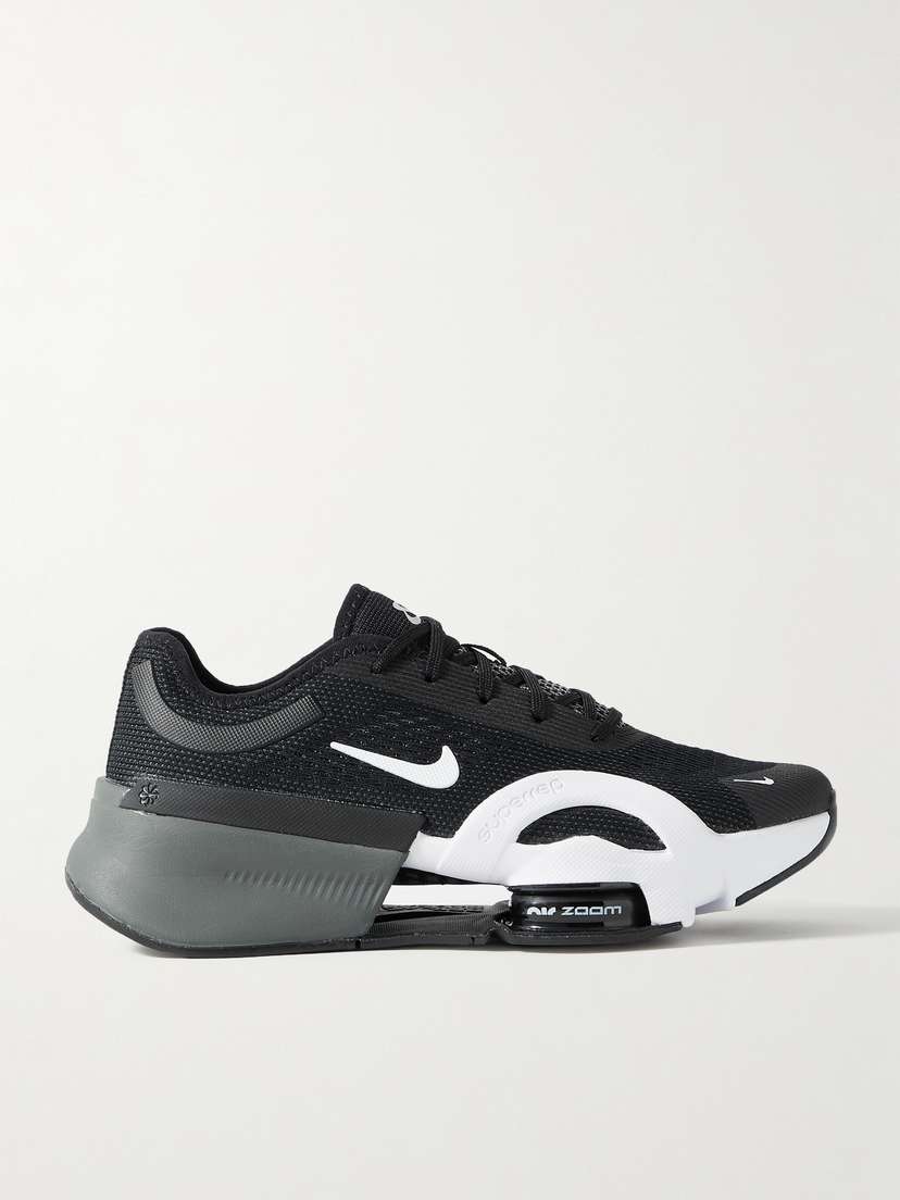 Nike Zoom Superrep 4 Appliquéd Mesh Sneakers