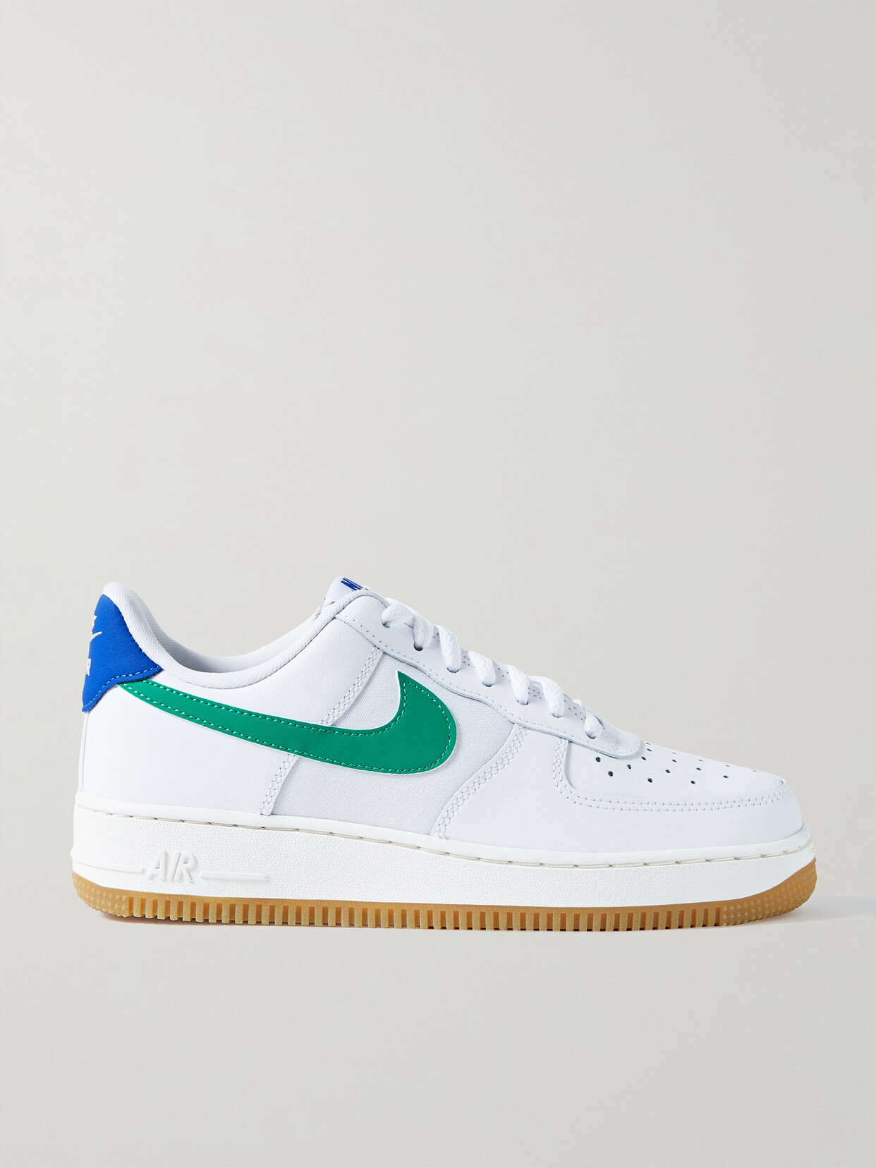 Nike - Air Force 1 '07 Color-block Leather Sneakers - White