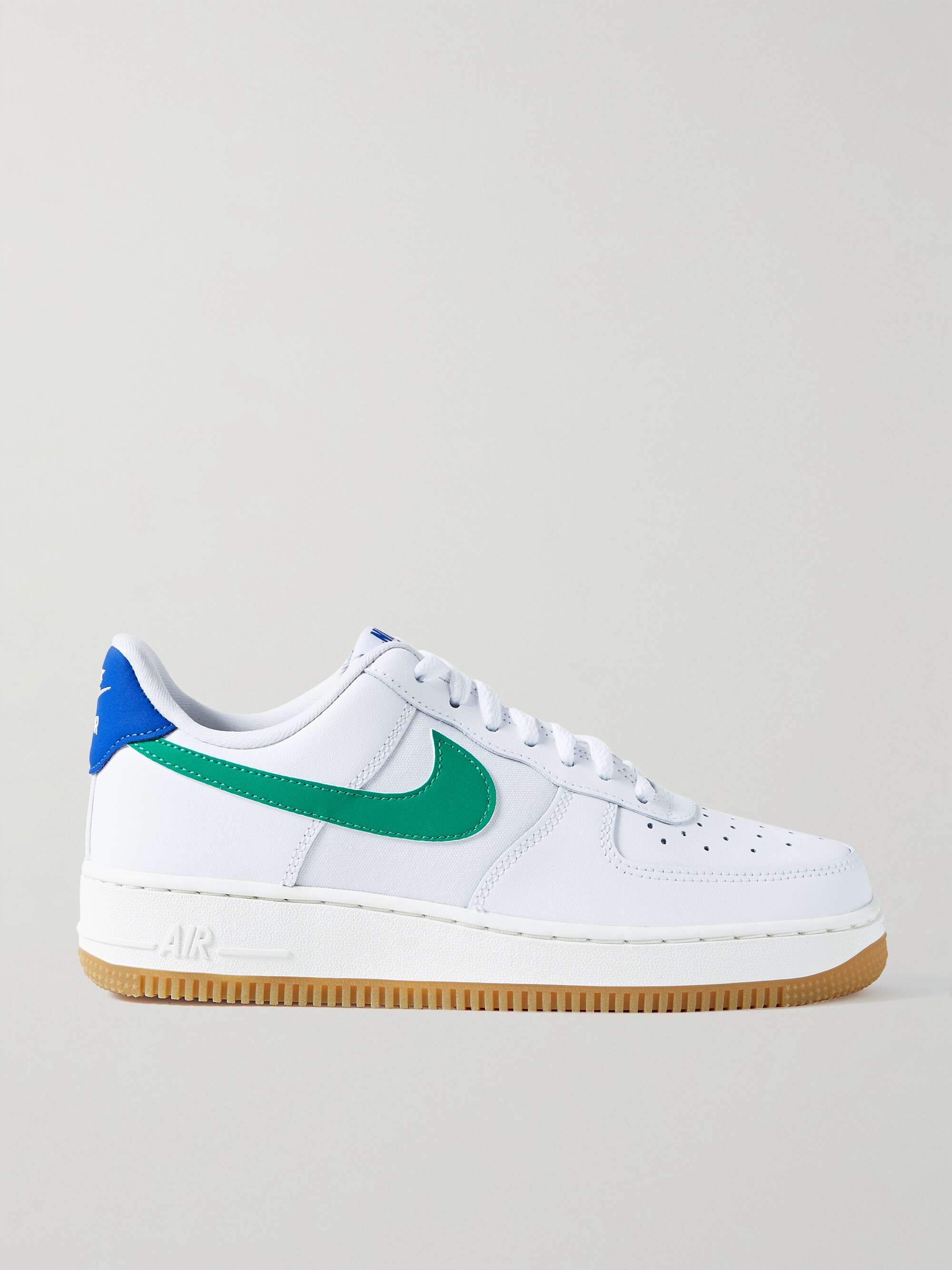 NIKE Air 1 '07 color-block leather sneakers | NET-A-PORTER