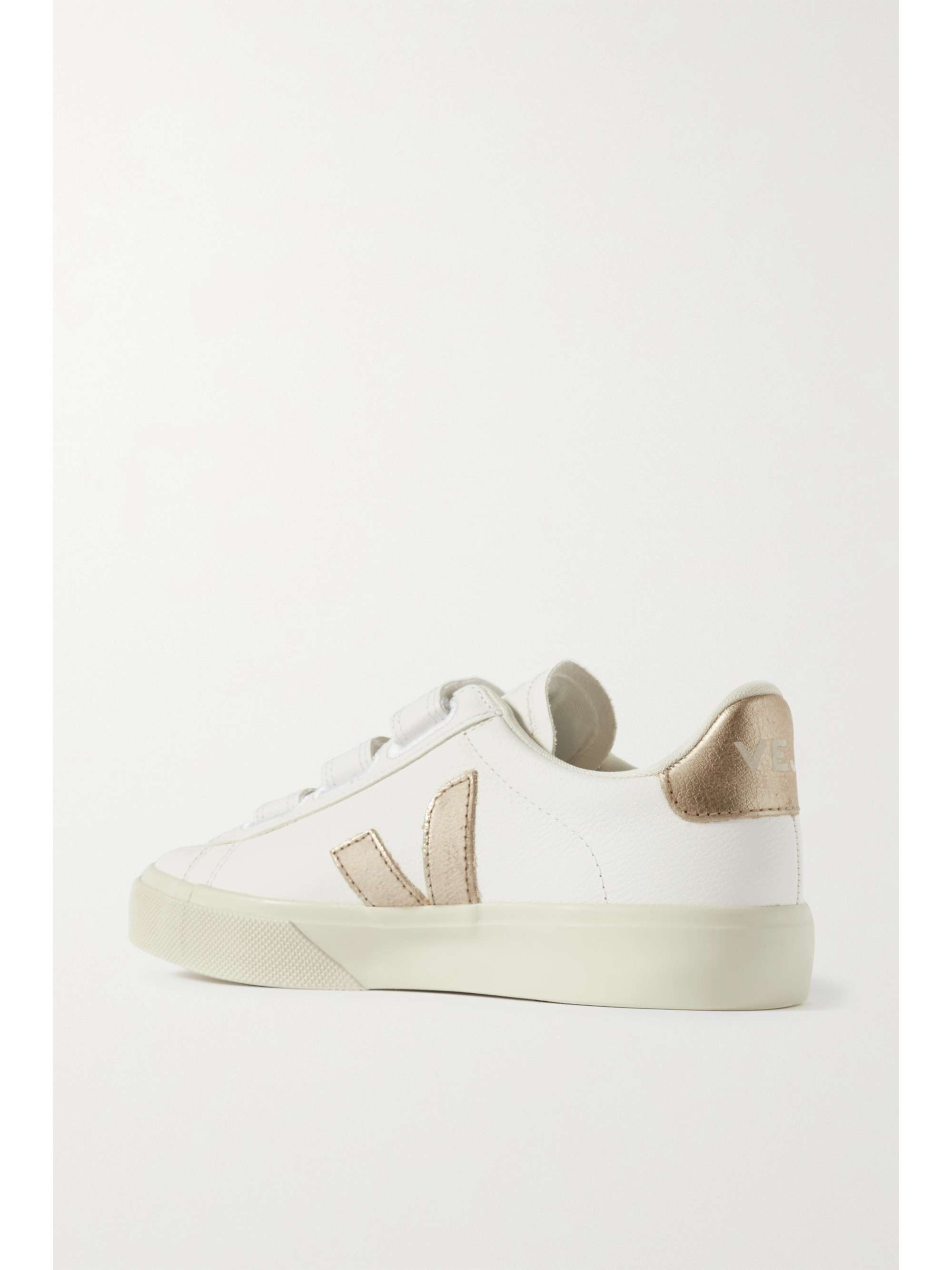VEJA Recife metallic leather sneakers