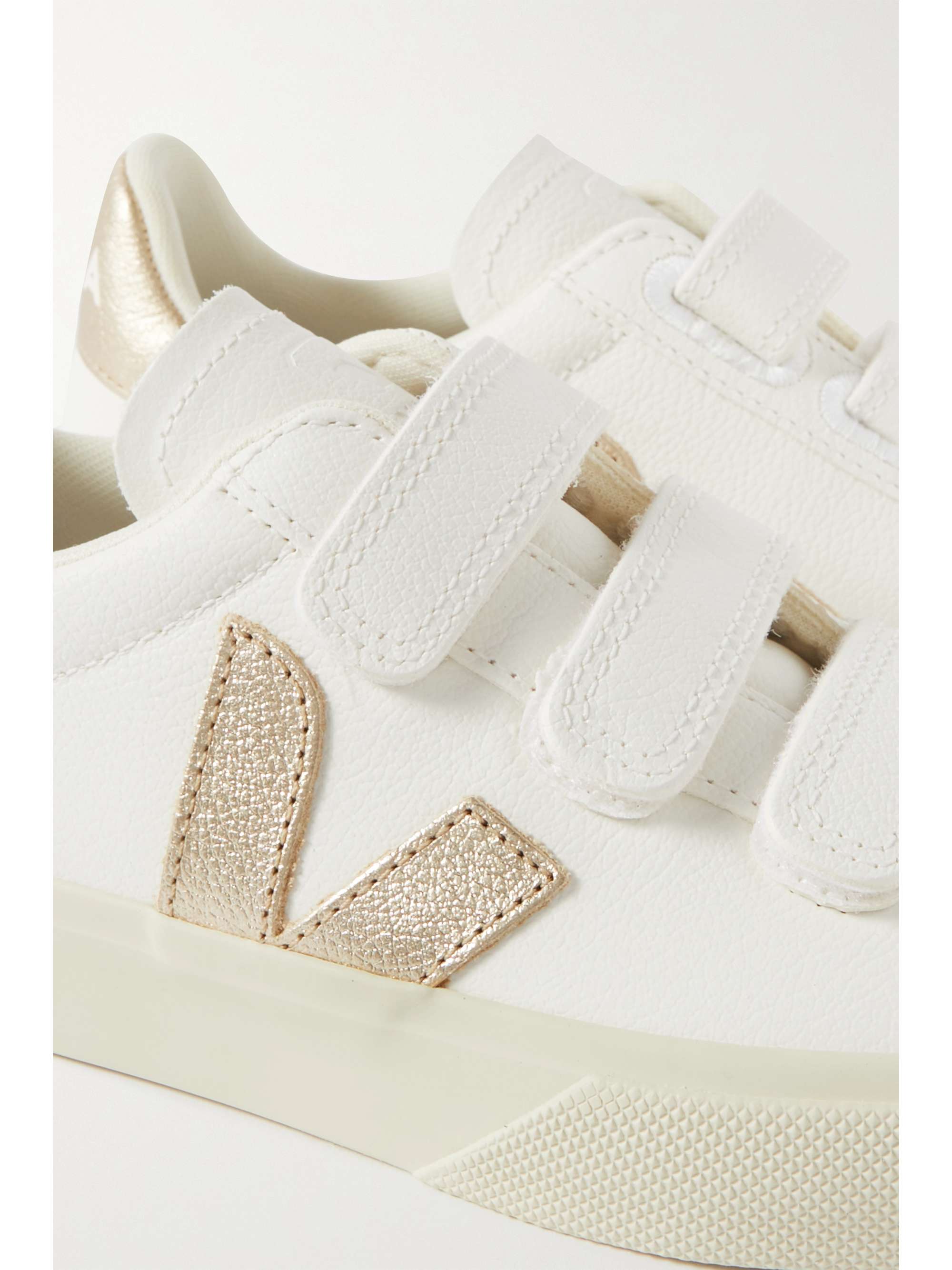 VEJA Recife metallic leather sneakers