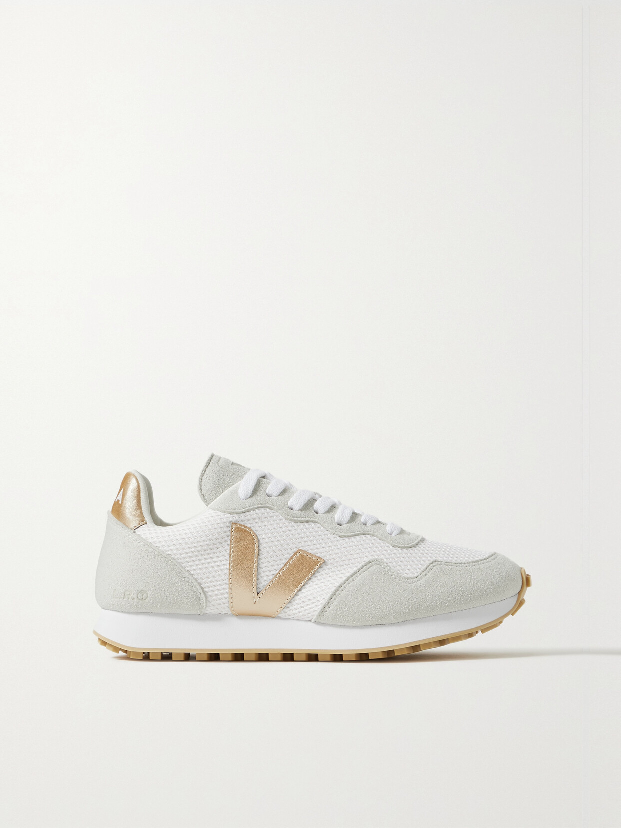 Veja - + Net Sustain Sdu Rt Rubber-trimmed Vegan Suede, Leather And Mesh Sneakers - White