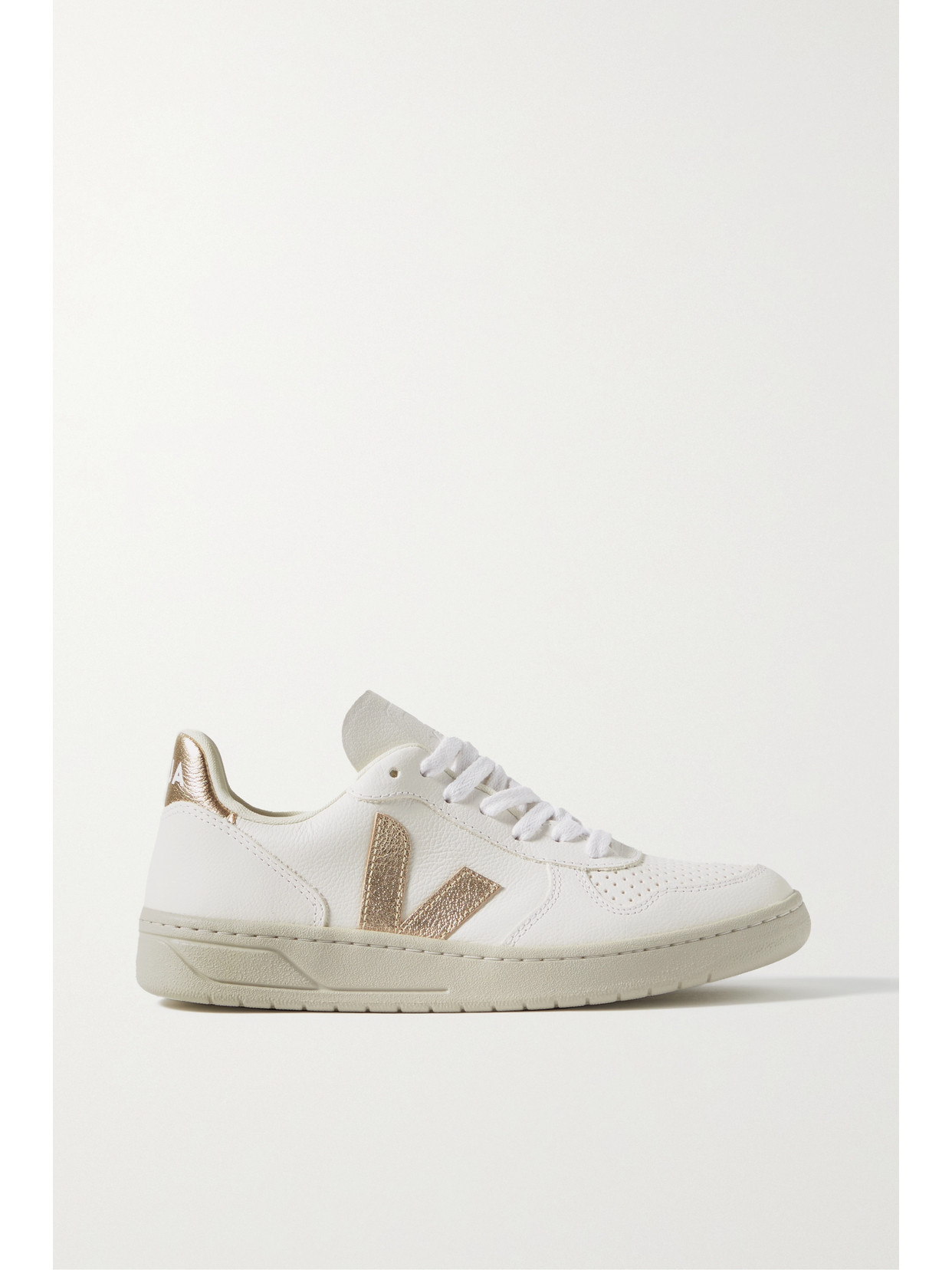 VEJA V-10 LEATHER SNEAKERS