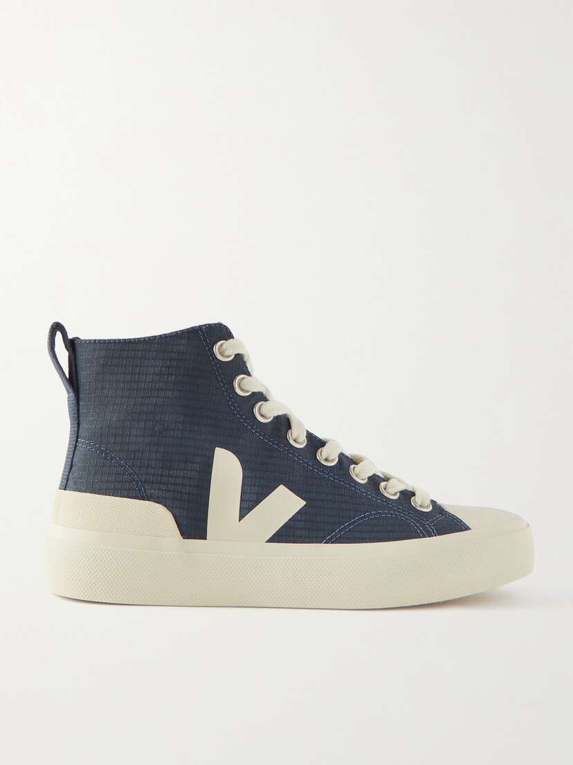 Veja Wata Ii Rubber-trimmed Recycled-ripstop High-top Sneakers