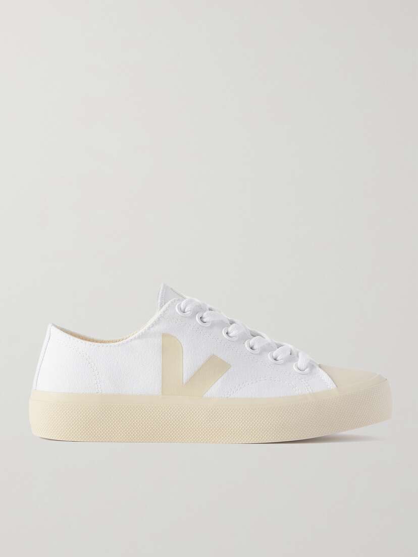 Veja Wata Ii Rubber-trimmed Organic Cotton-canvas Sneakers
