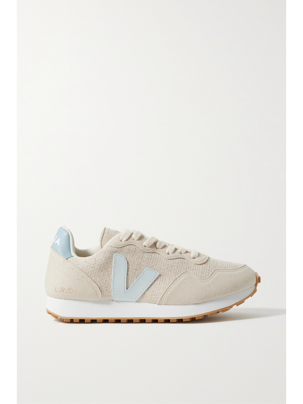 Veja - Sdu Rubber-trimmed Vegan Suede And Mesh Sneakers - Neutrals