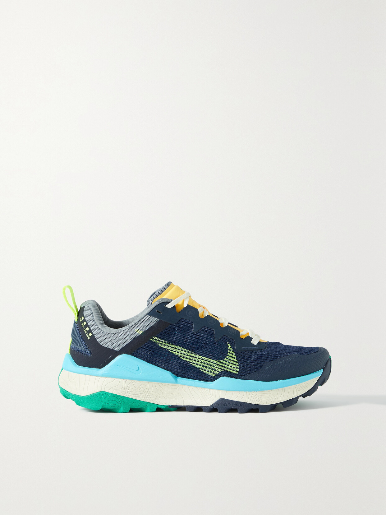 Nike - React Wildhorse 8 Rubber-trimmed Mesh Sneakers - Blue