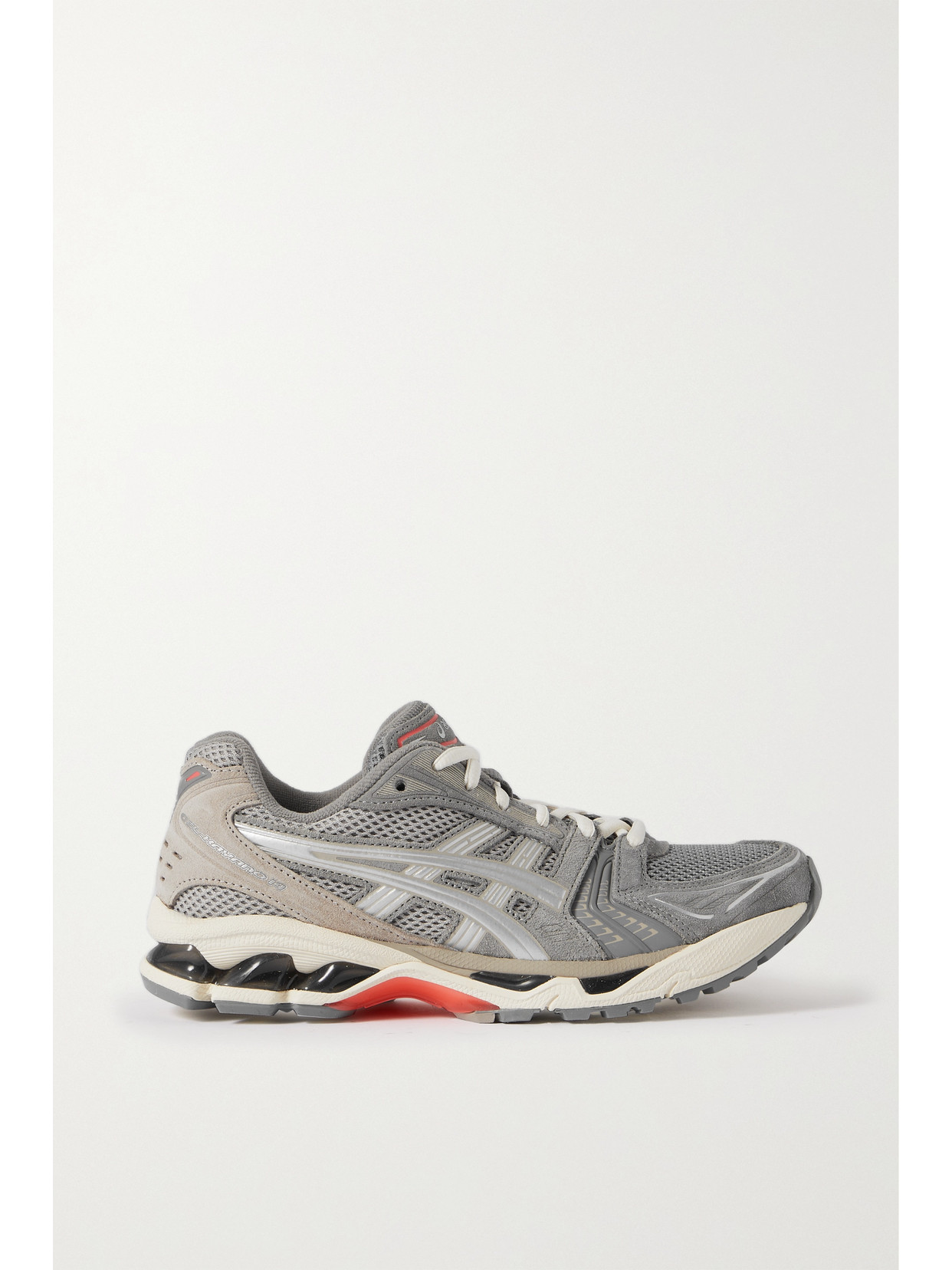 Asics - Gel-kayano 14 Rubber-trimmed Mesh And Suede Sneakers - Gray