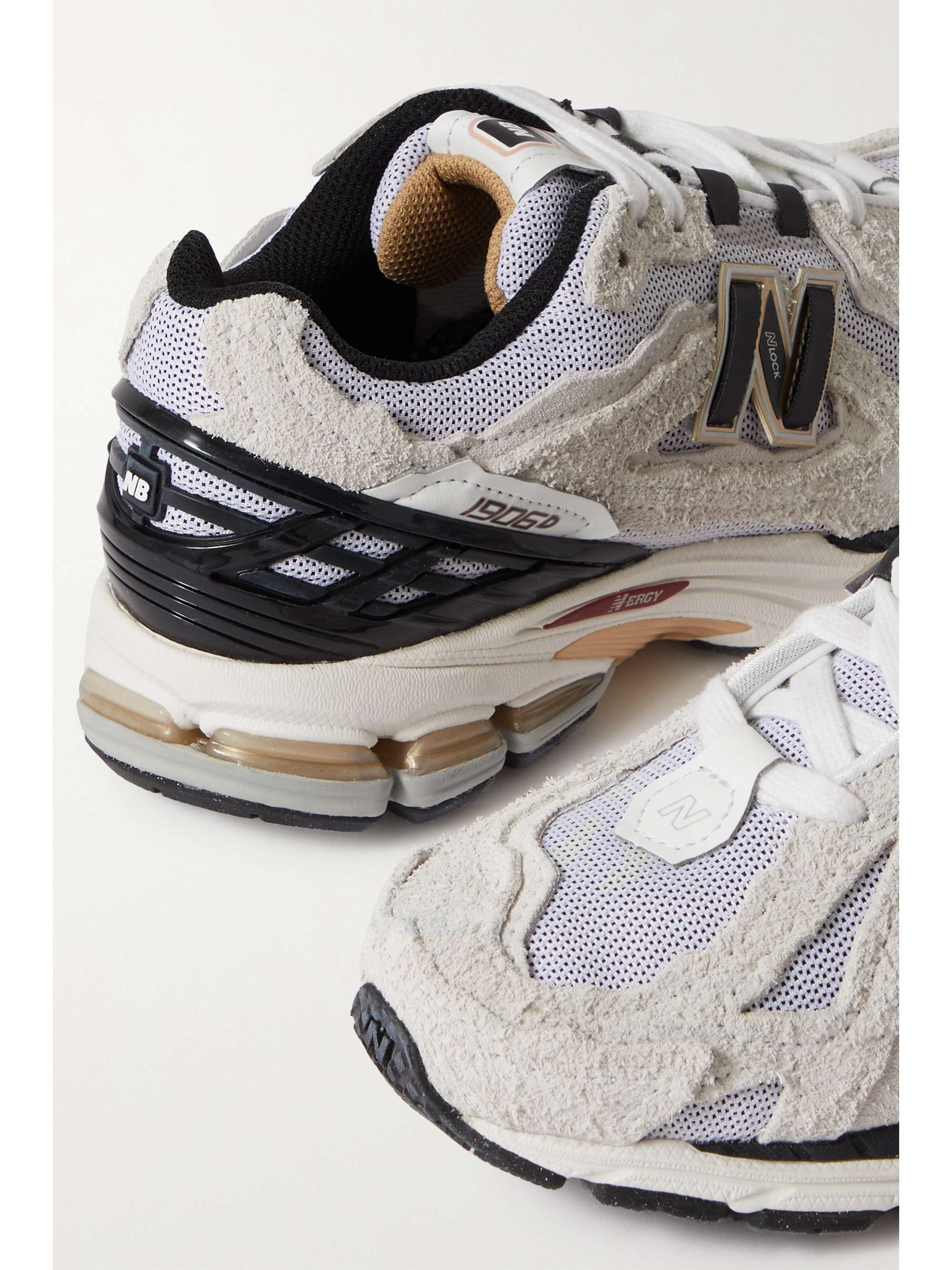 NEW BALANCE 1906D Protection Pack rubber-trimmed suede and mesh sneakers