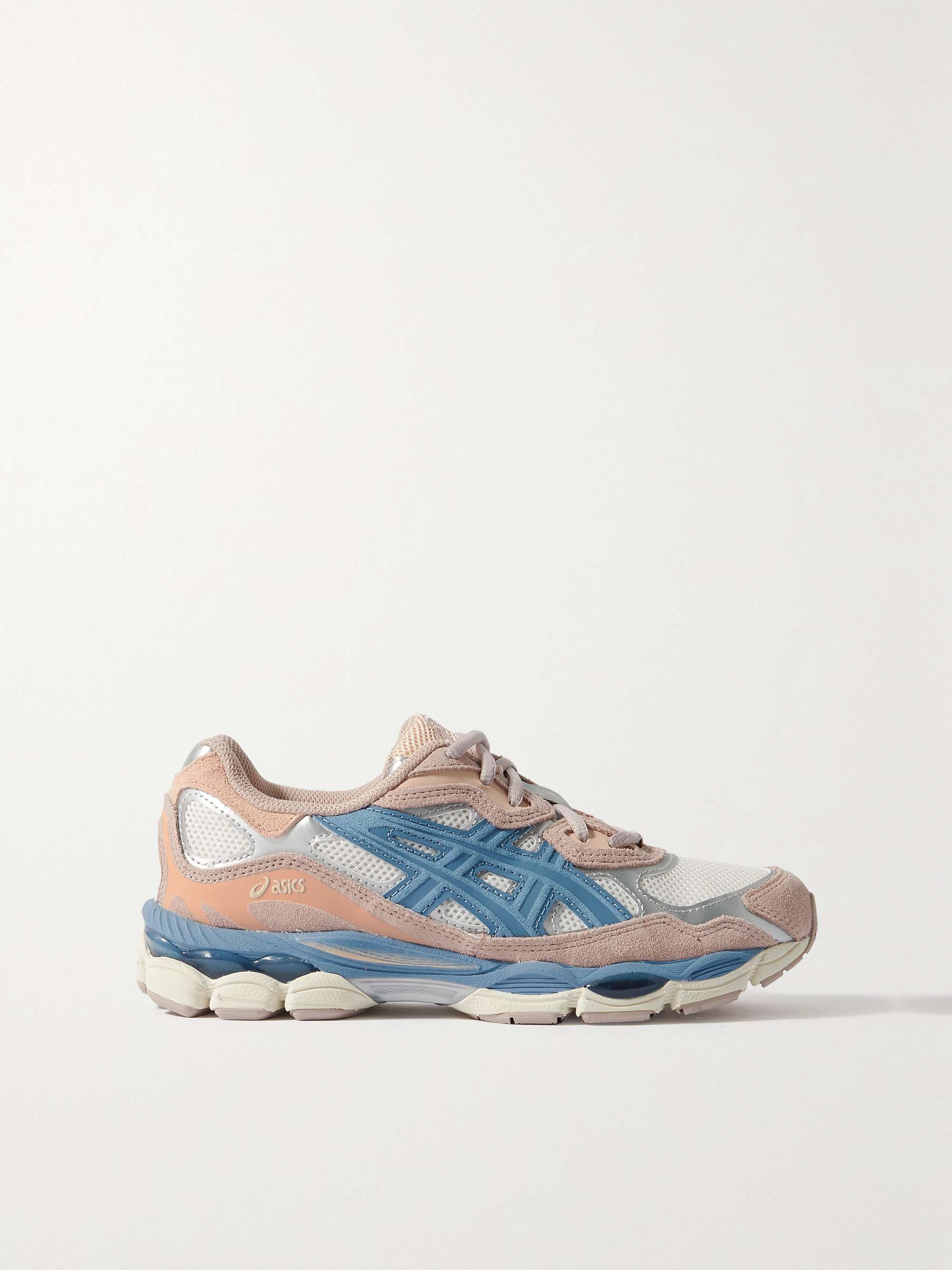 ASICS GEL-NYC leather and suede-trimmed mesh sneakers | NET-A-PORTER