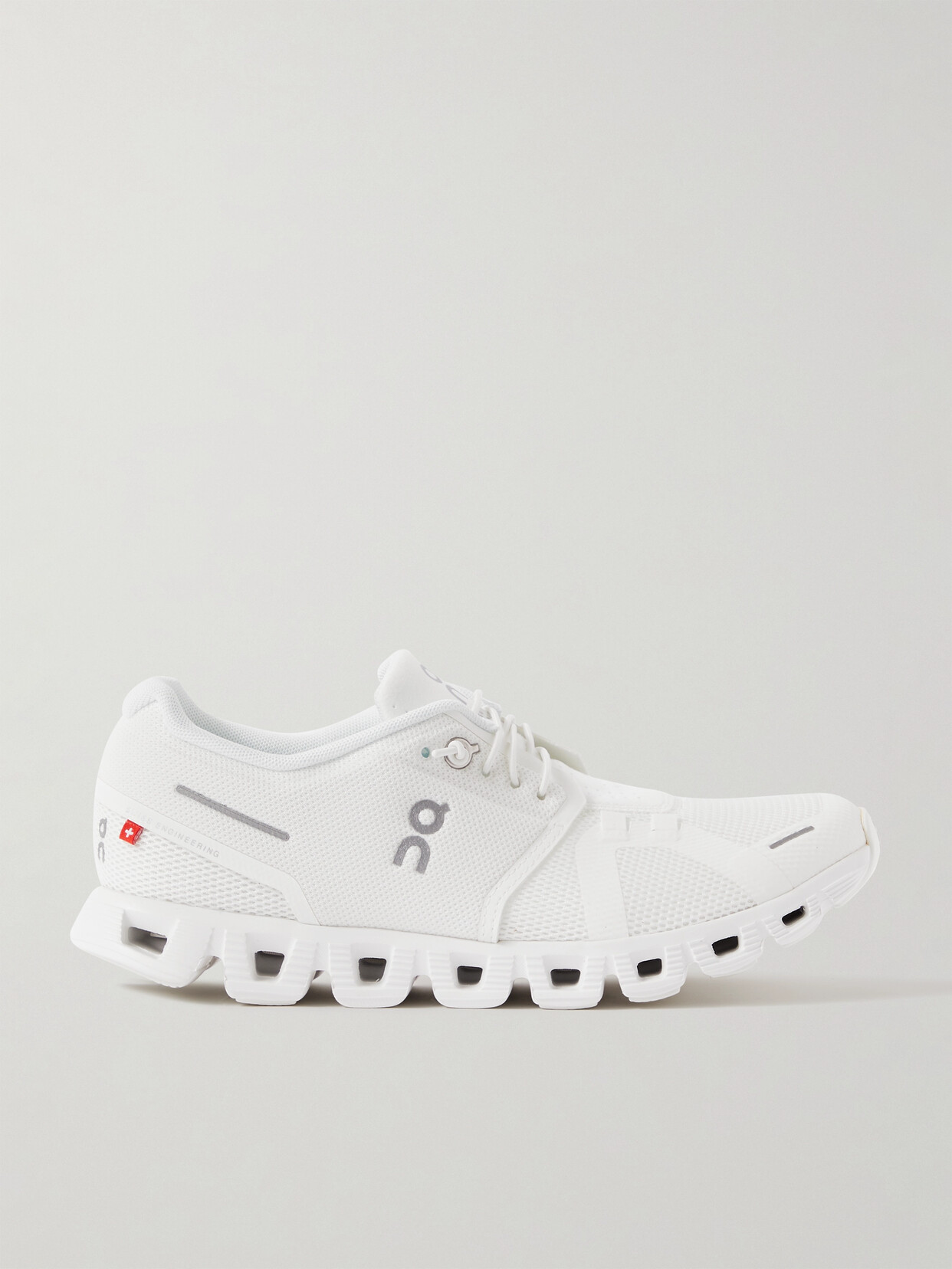 Shop On Cloud 5 Mesh Sneakers In White