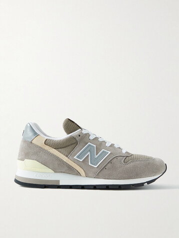 New Balance 996 suede and mesh sneakers