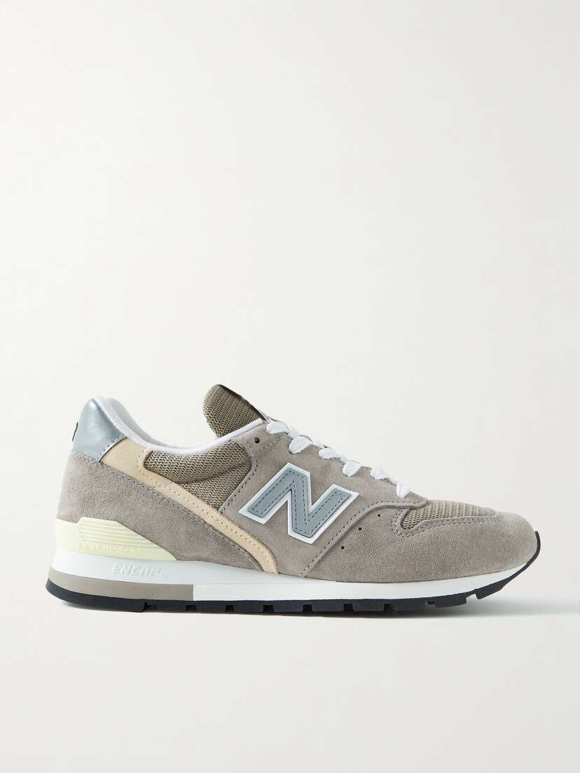 New Balance 996 Suede And Mesh Sneakers