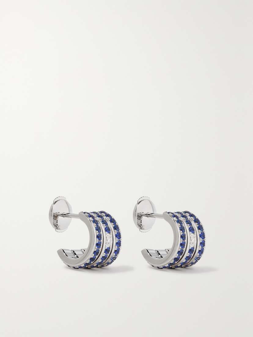 Piaget Possession 18-karat White Gold, Sapphire And Diamond Single Earring