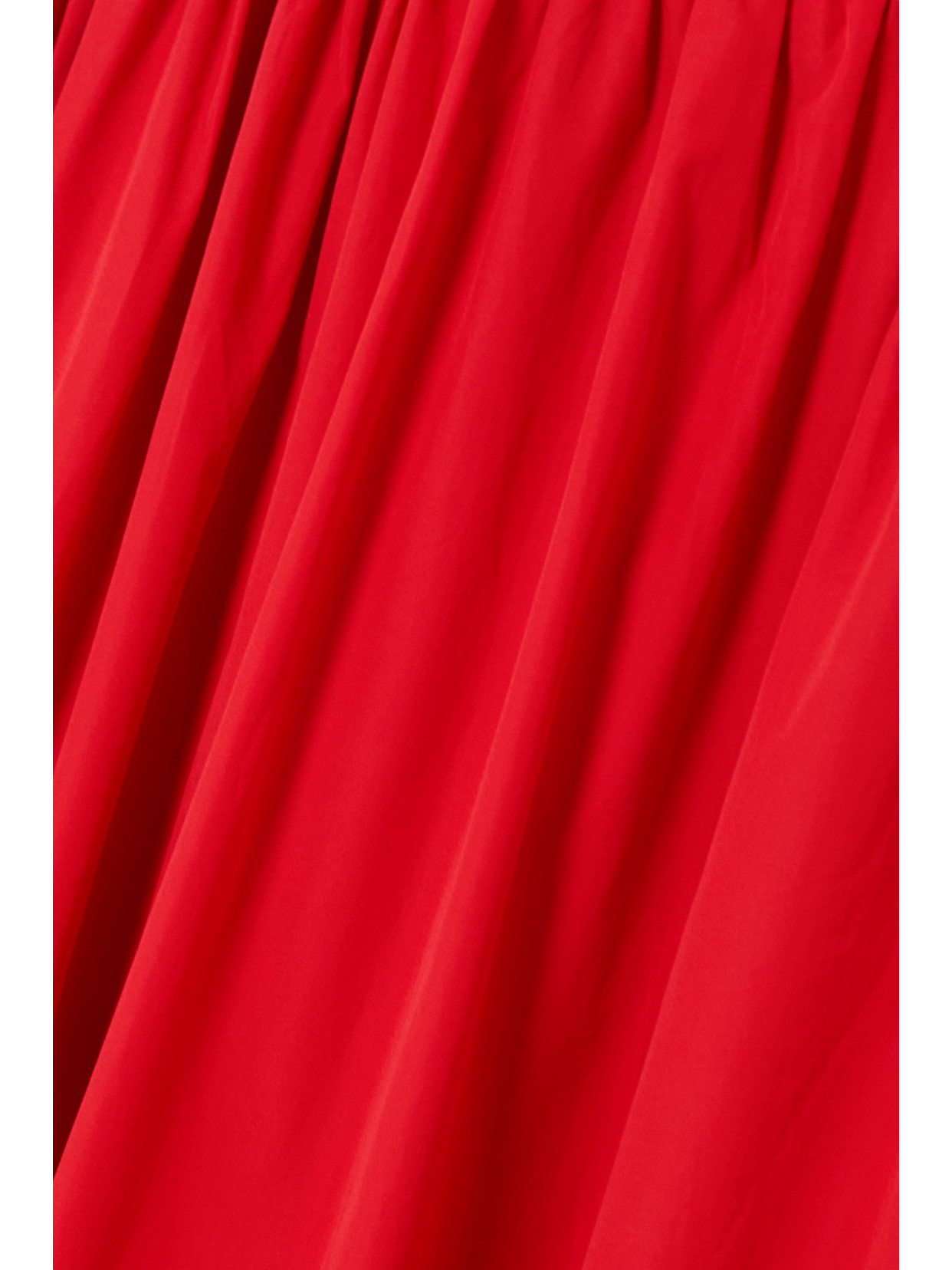 Esse Studios + Net Sustain Organic Cotton-poplin And Stretch-knit Halterneck Maxi Dress In Red
