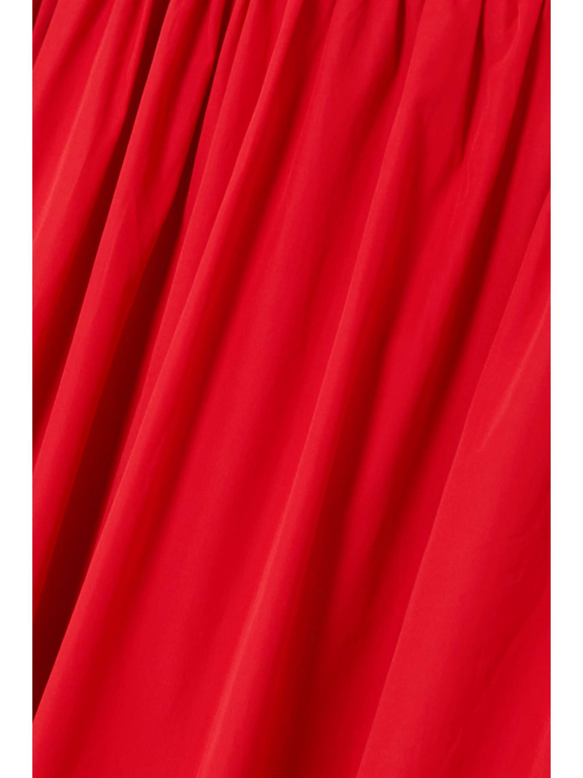 ESSE STUDIOS + NET SUSTAIN organic cotton-poplin and stretch-knit halterneck maxi dress