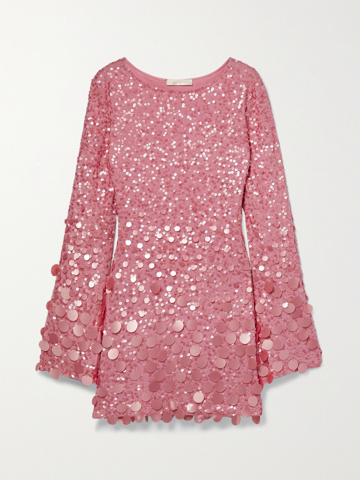 Nutcracker Sequined Button Down Long Sleeve Mini Dress