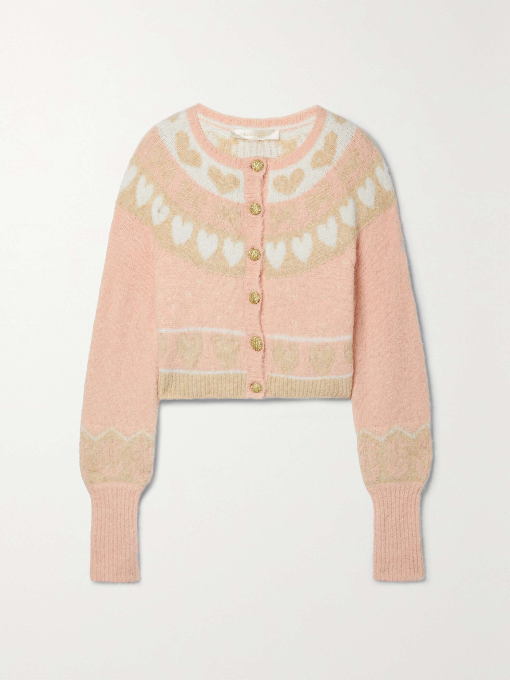 Love shack fancy hotsell fair isle cardigan