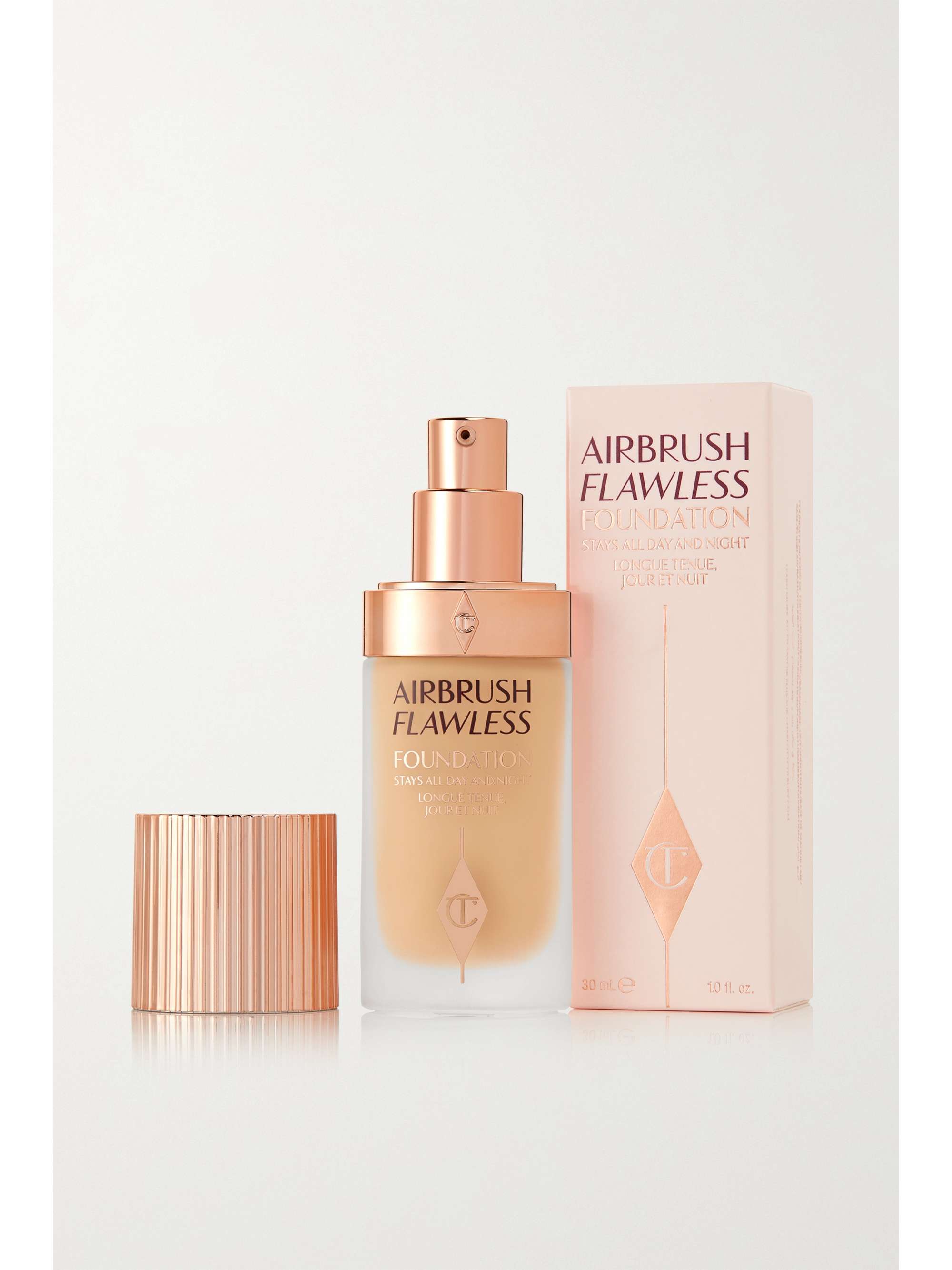 CHARLOTTE TILBURY Fond de teint Airbrush Flawless, 6 Warm, 30 ml