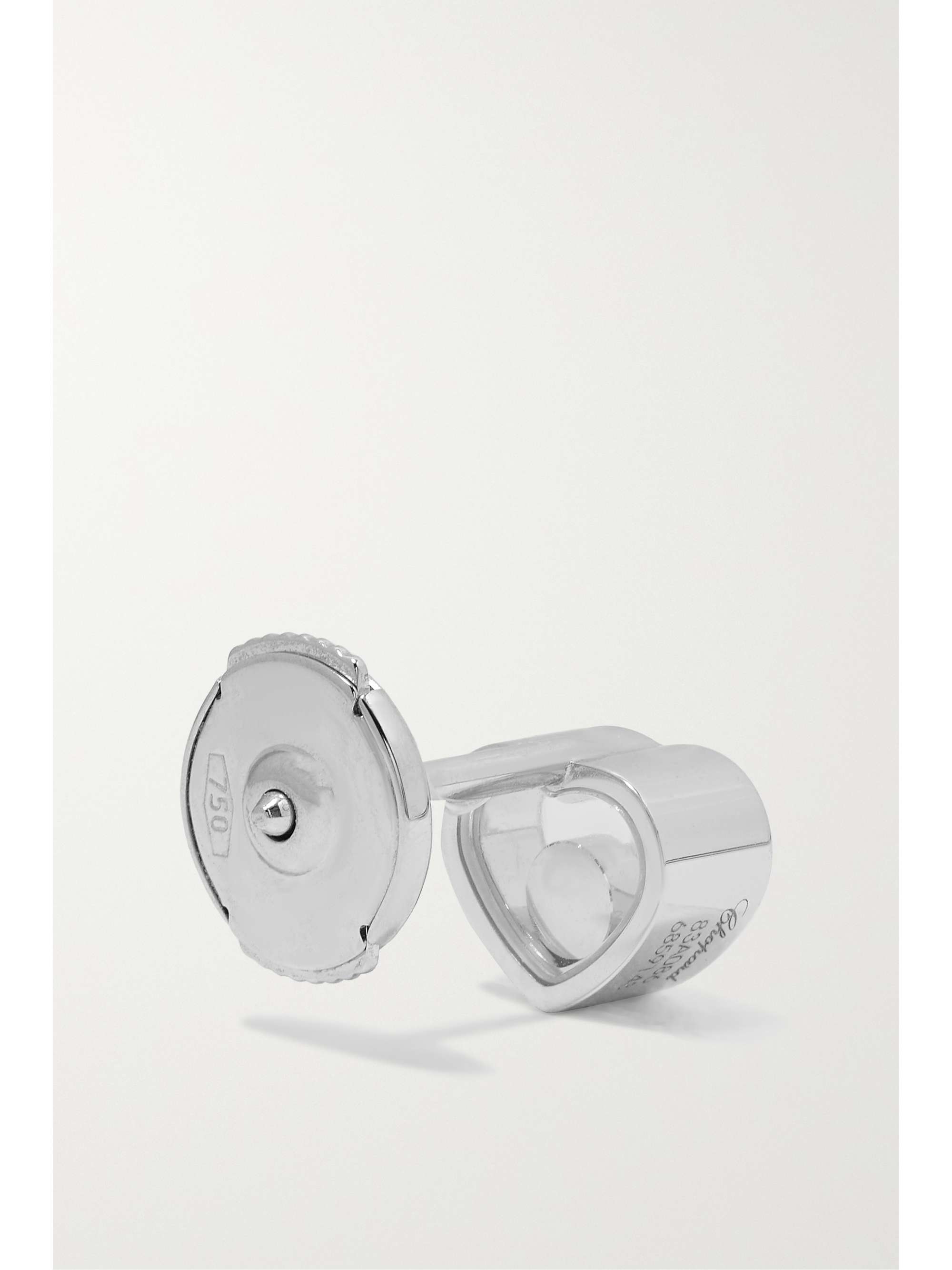 CHOPARD My Happy Hearts 18-karat rose gold diamond single earring