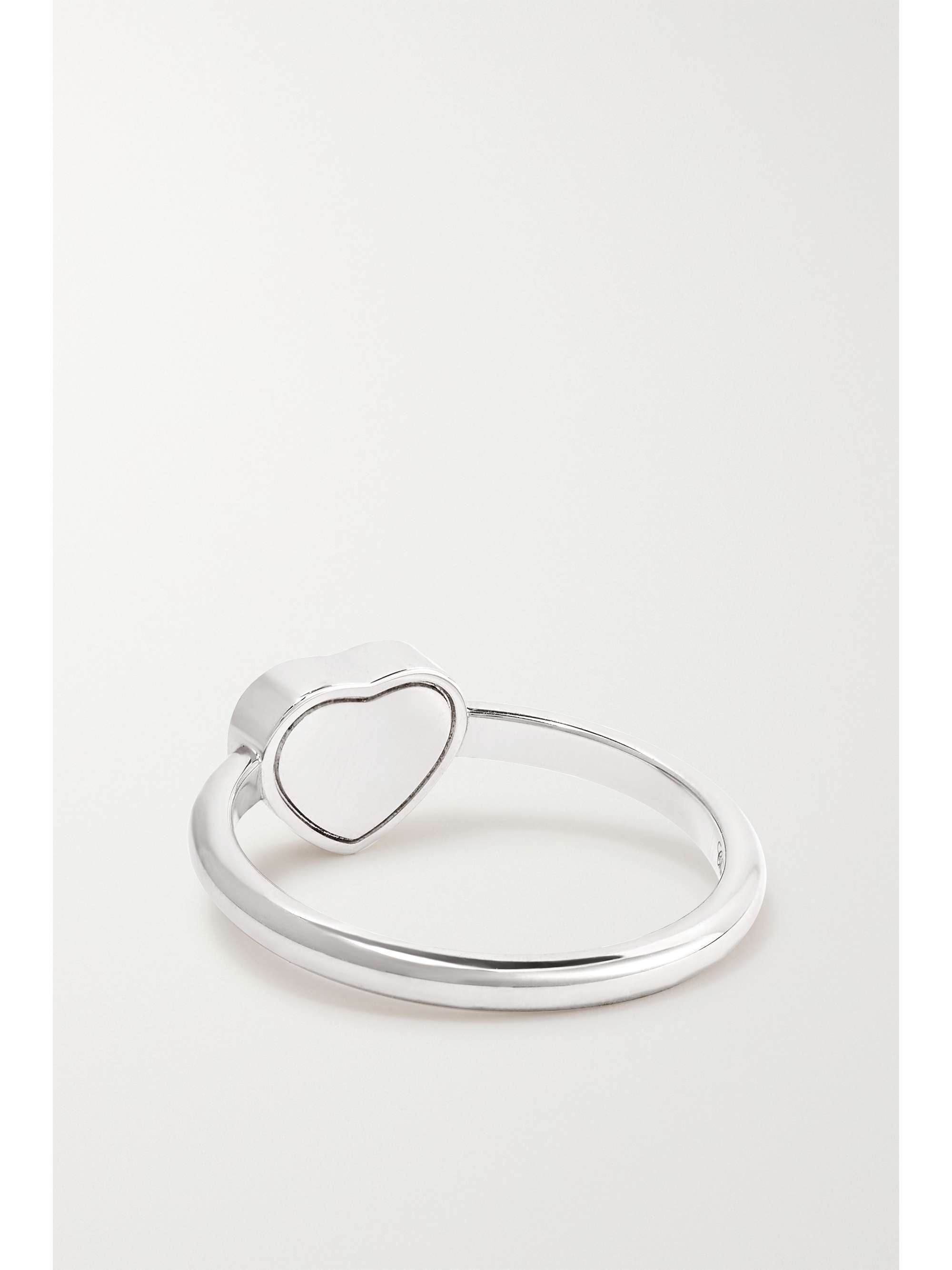 CHOPARD My Happy Hearts 18-karat white gold diamond ring