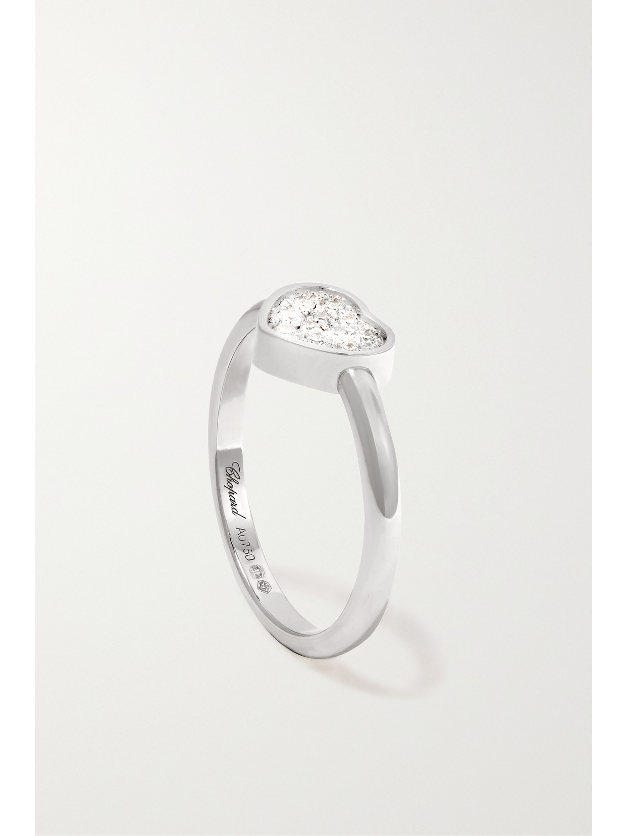 Chopard My Happy Hearts 18-karat White Gold Diamond Ring In Gold