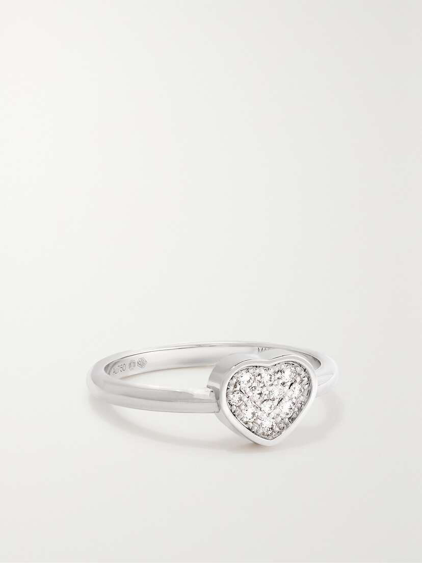 Chopard My Happy Hearts 18-karat White Gold Diamond Ring
