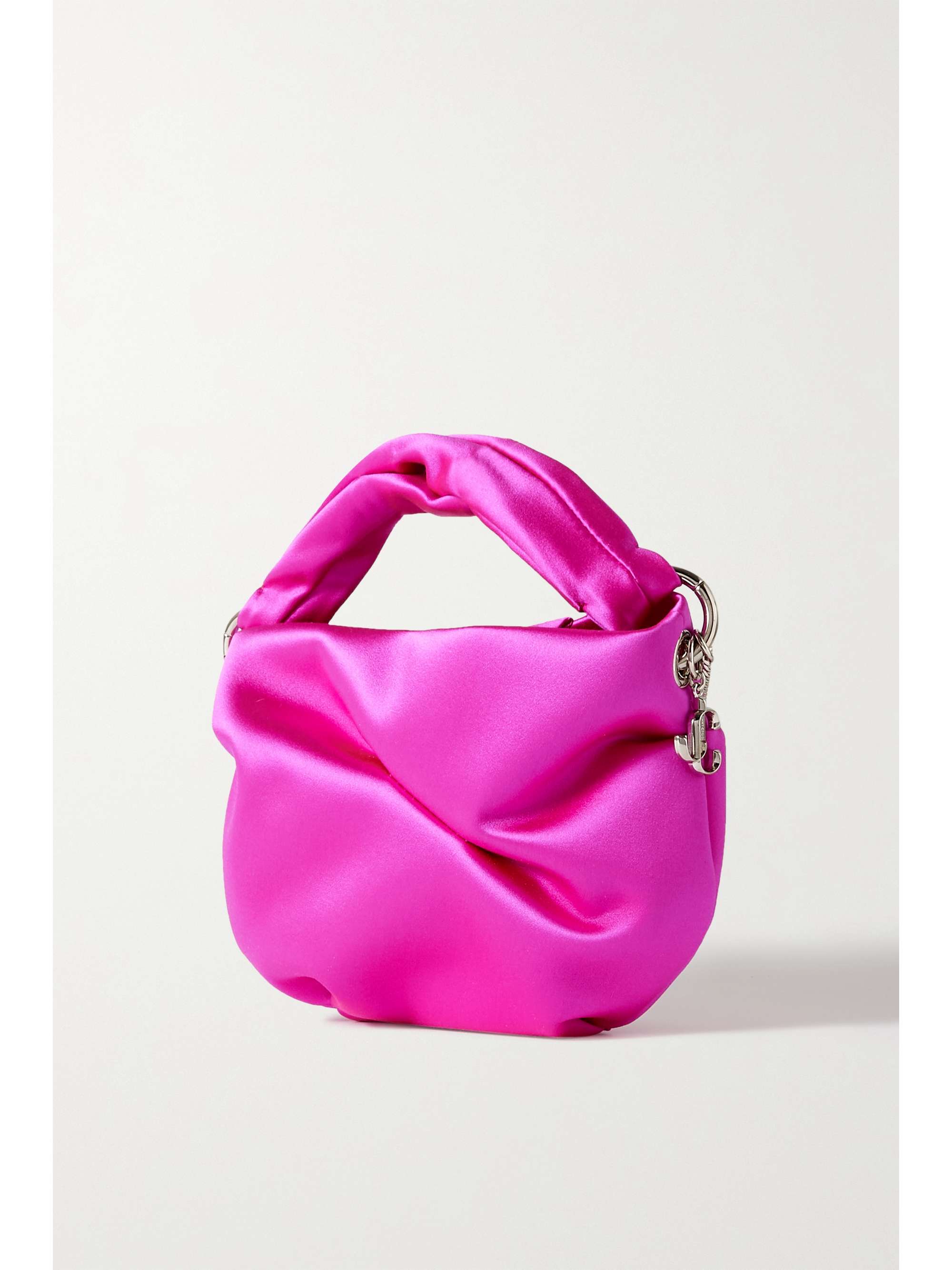 JIMMY CHOO Bonny satin shoulder bag