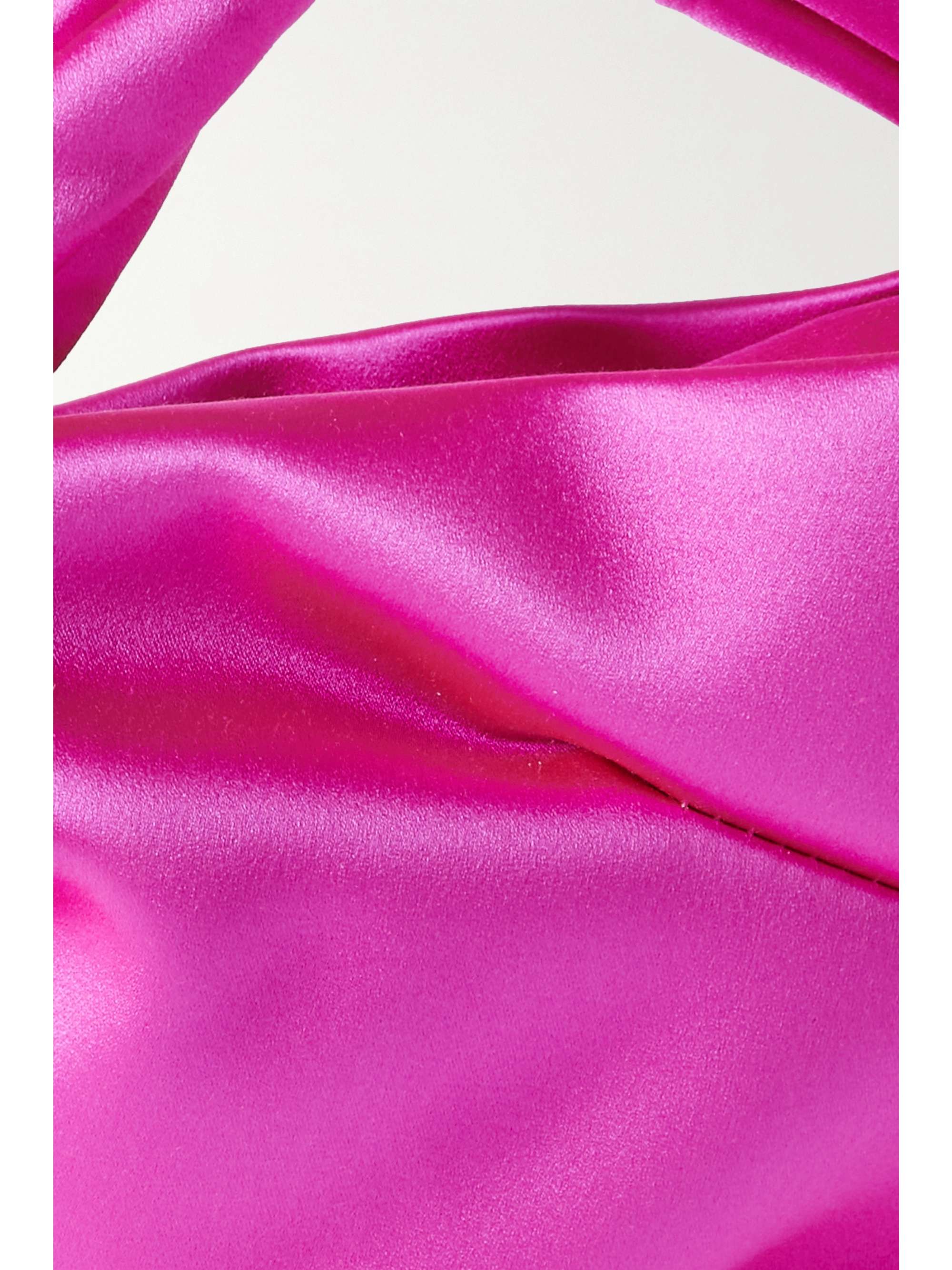 JIMMY CHOO Bonny satin shoulder bag