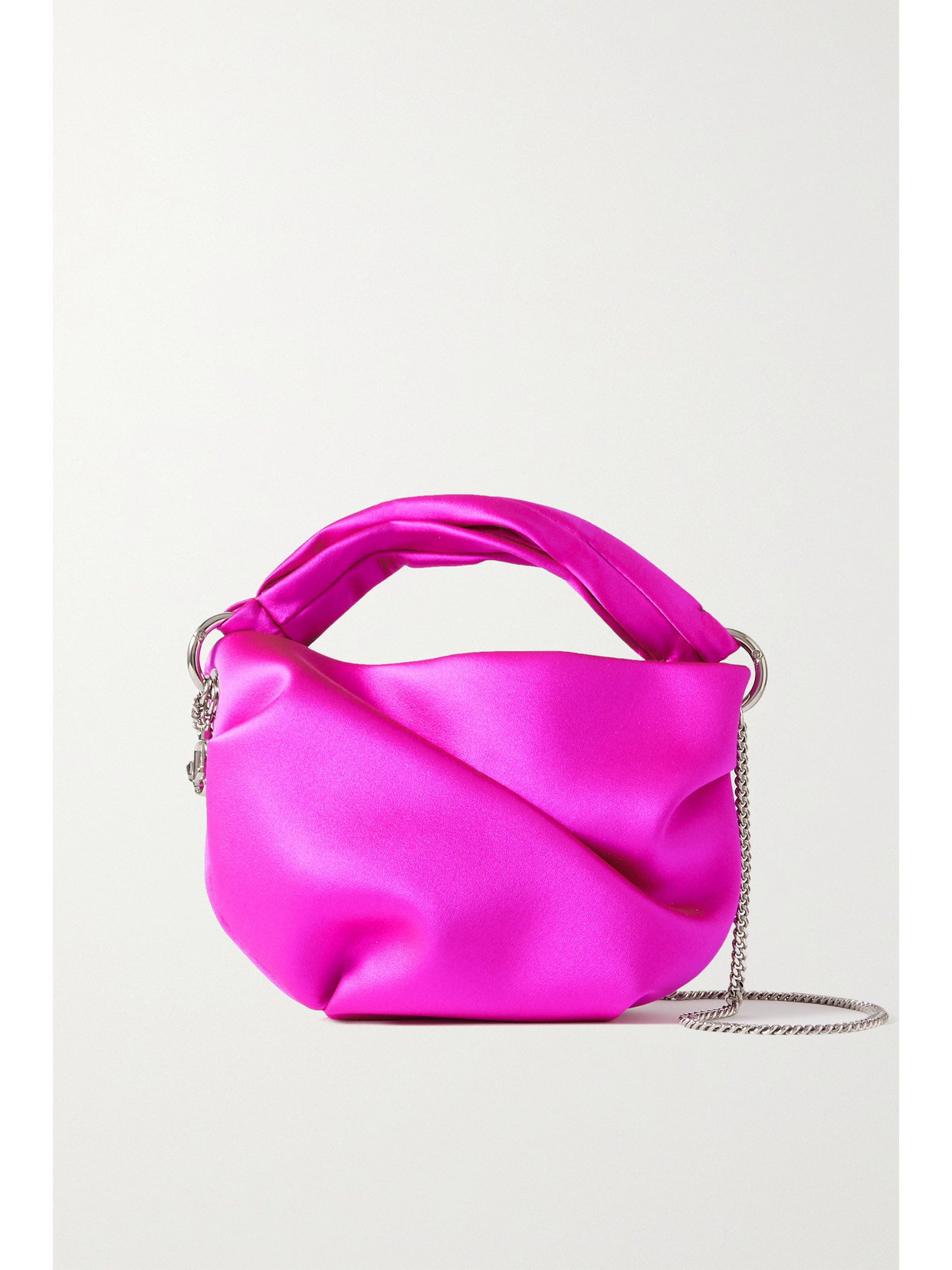 Jimmy Choo - Bonny Satin Tote - Pink