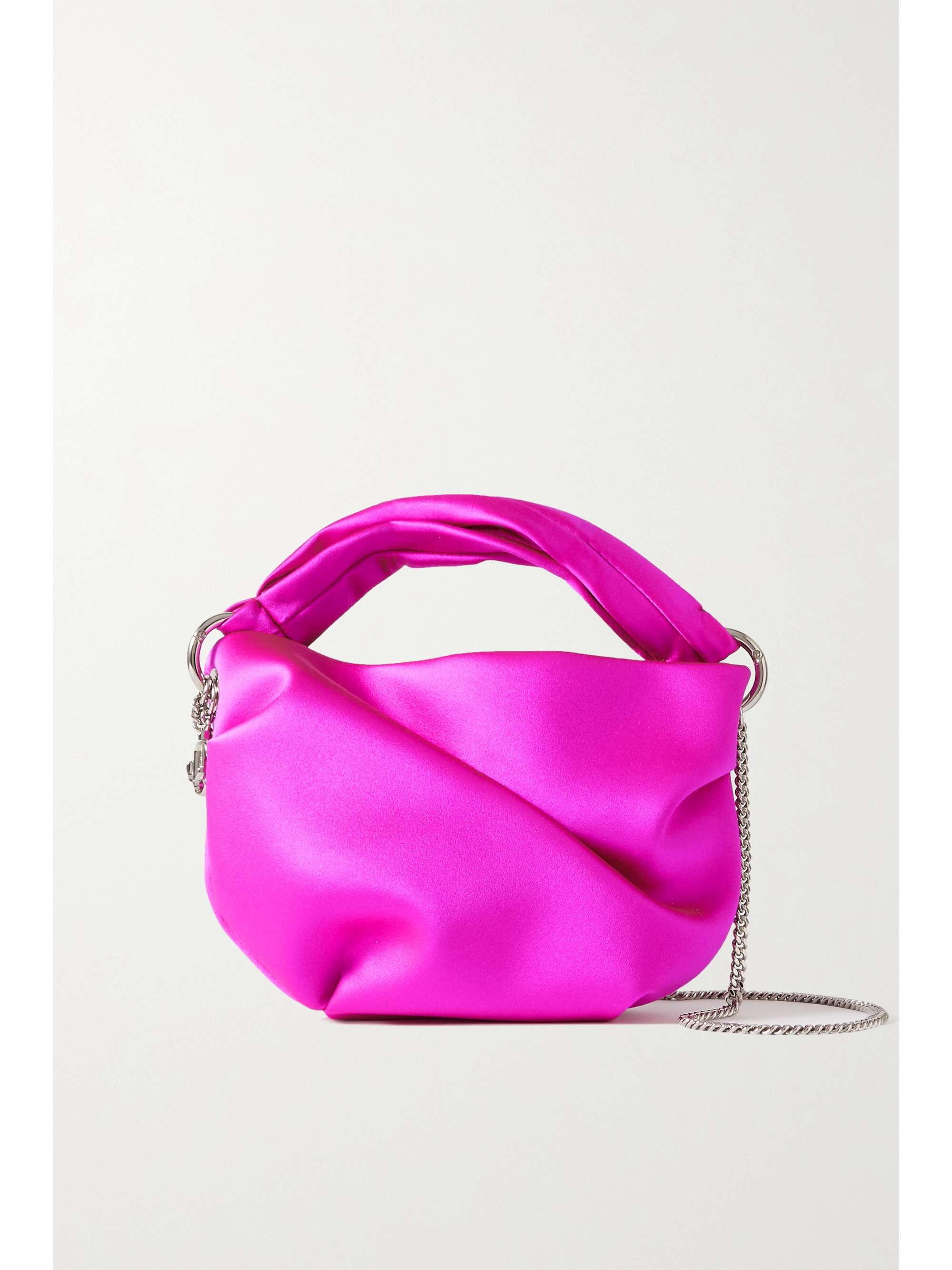 JIMMY CHOO Bonny satin tote | NET-A-PORTER