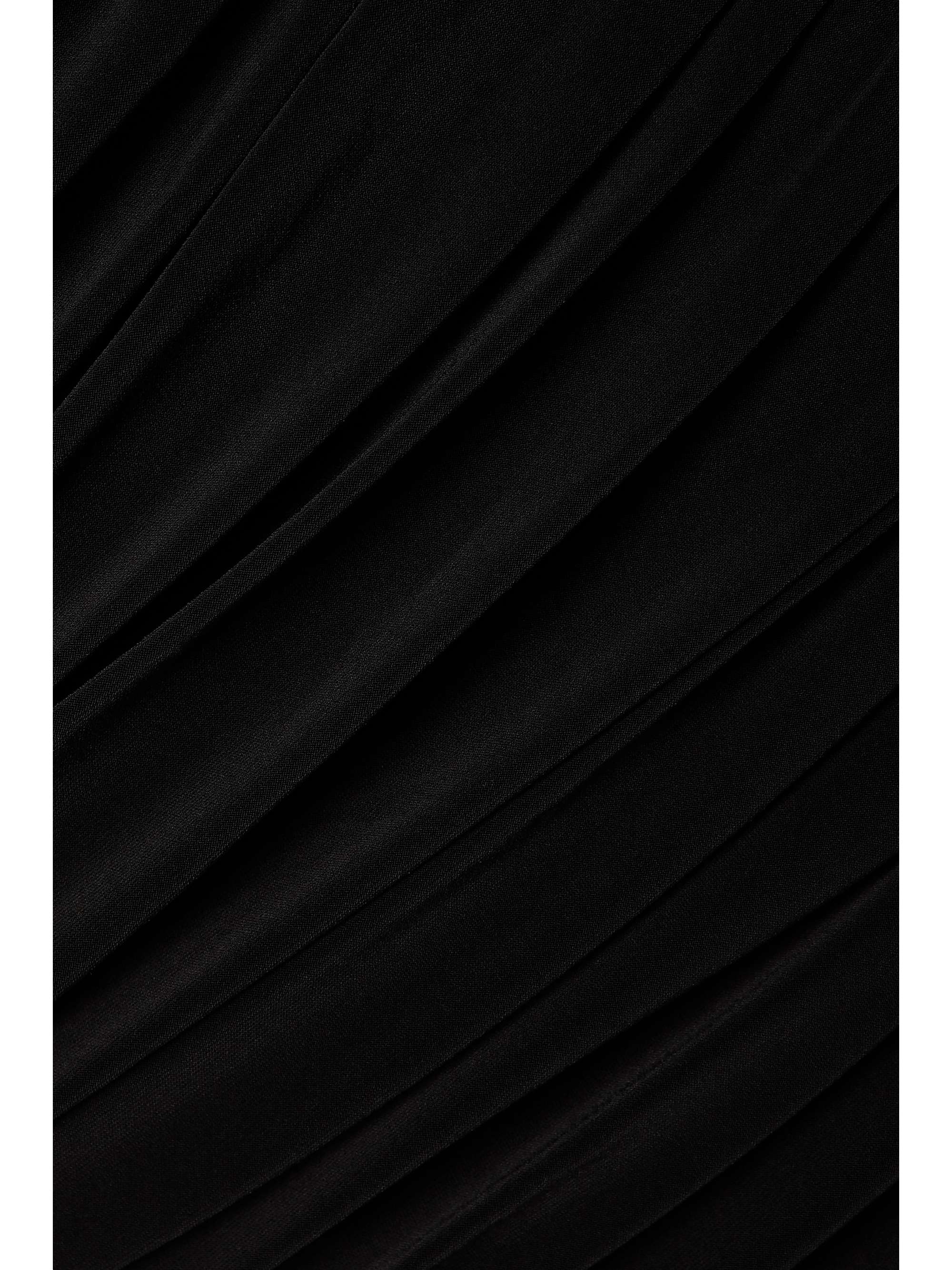 NORMA KAMALI Walter off-the-shoulder ruched stretch-jersey midi dress