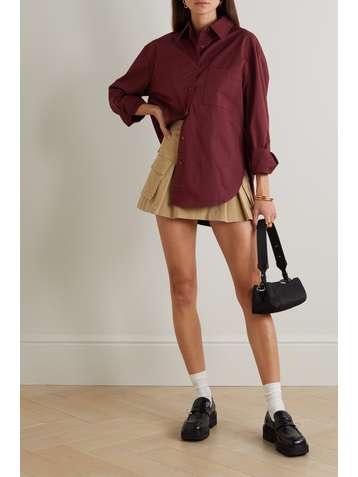 Hallhuber Donna Netshirt bruin casual uitstraling Mode Shirts Netshirts 