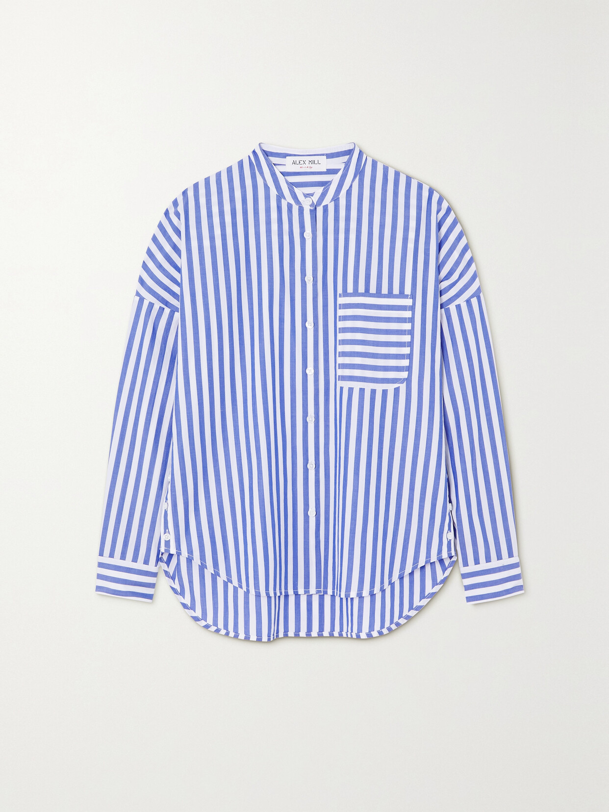 Alex Mill - Aurelia Striped Cotton Shirt - Blue